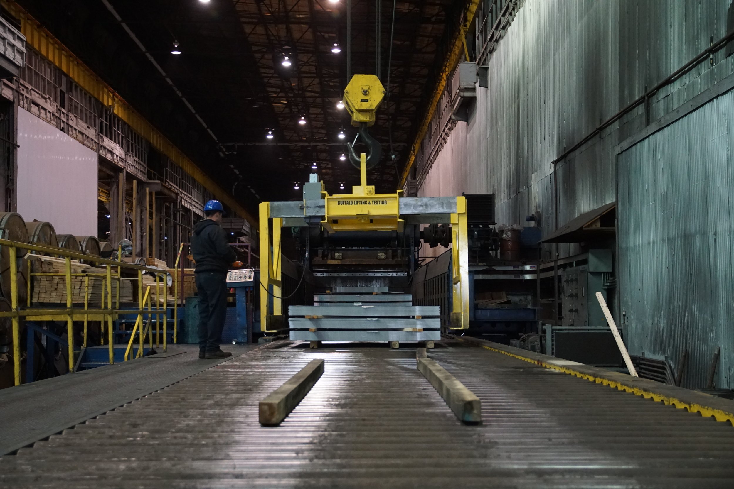HRPO bundle unloading off machine