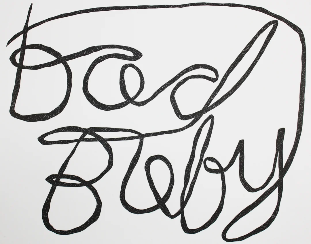 Spirit Writing IV 18" X 24" ink on paper