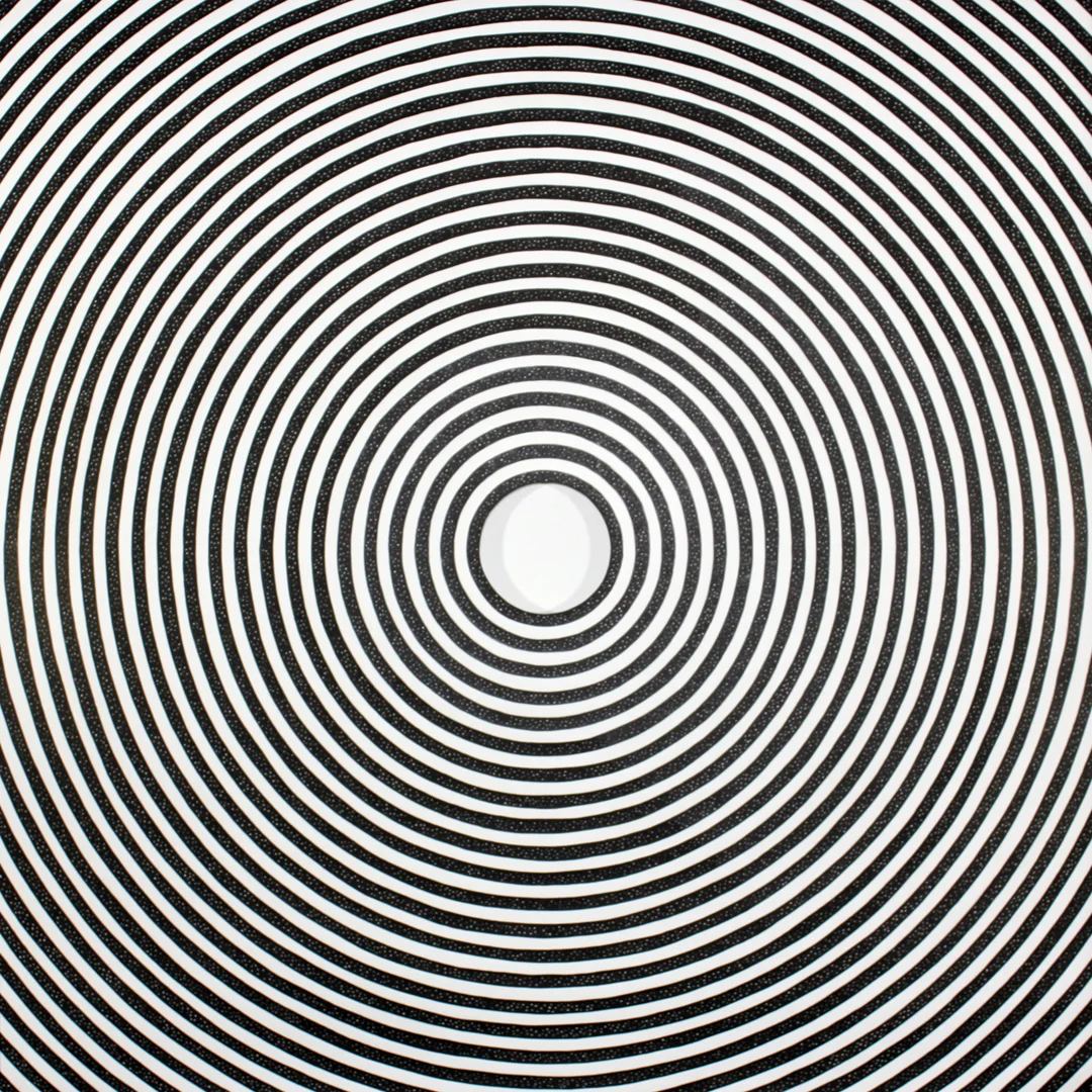 Draw a Door III 20" X 20" ink on cut paper