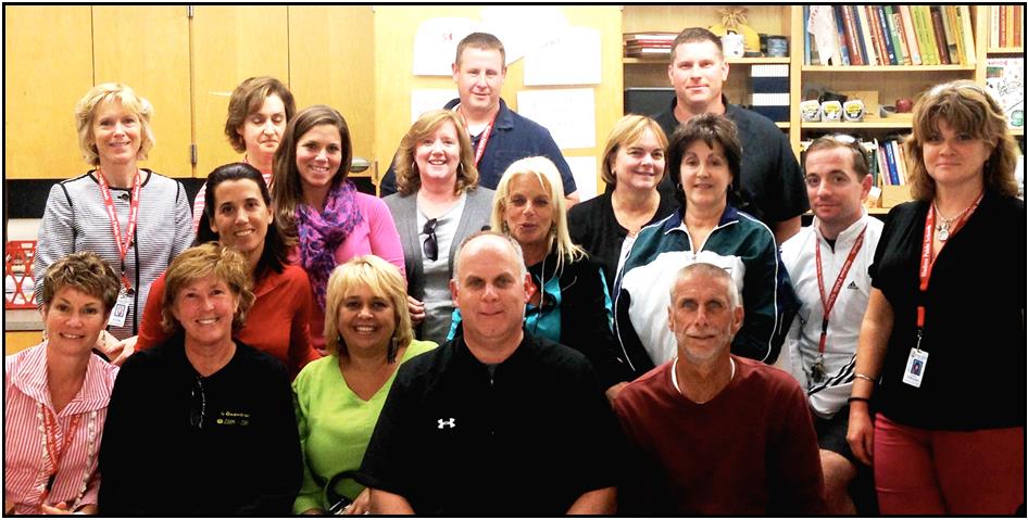 MEMBERS OF THE HUDSON PUBLIC SCHOOL HEALTH & WELLNESS STAFF (FALL 2013)