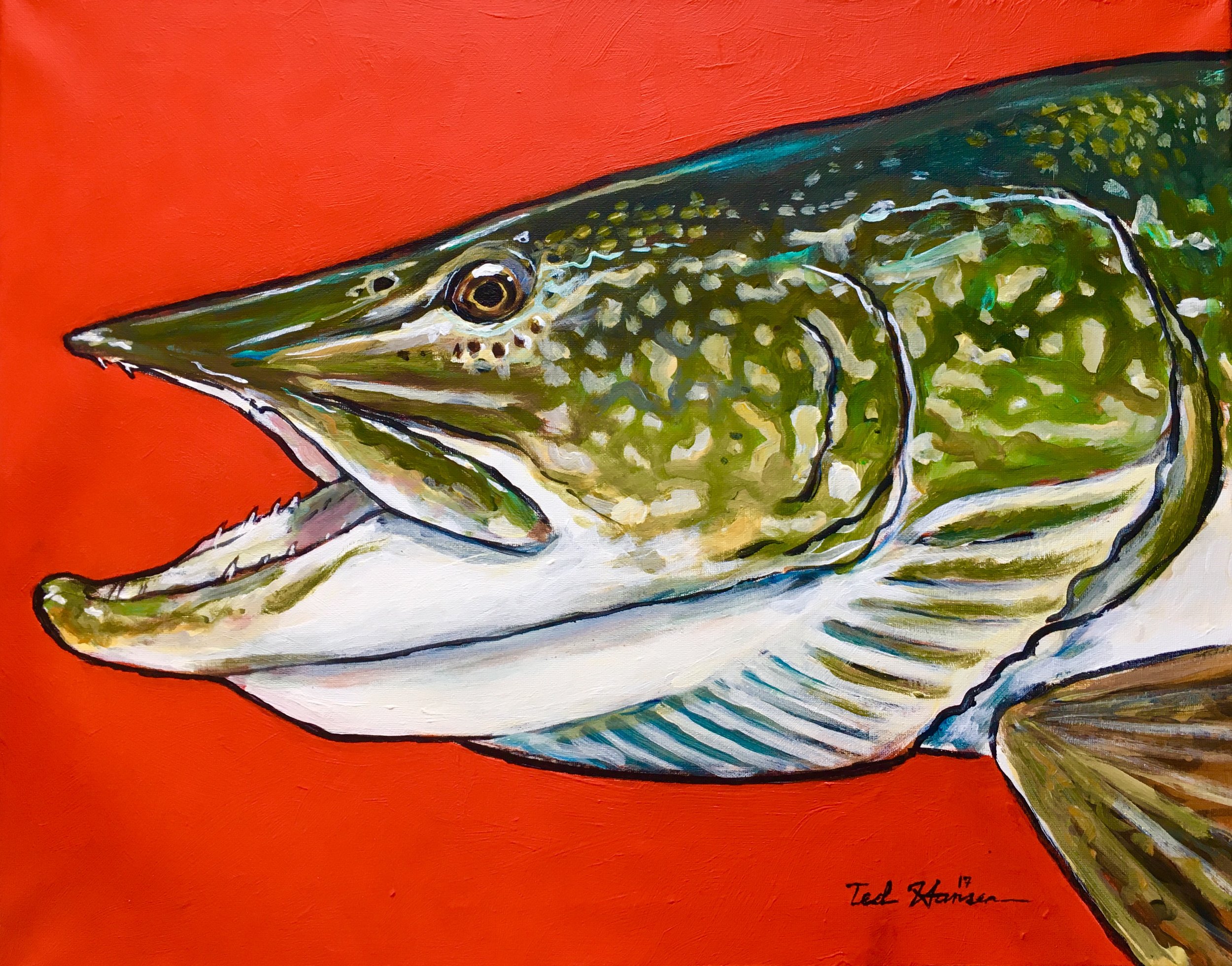 Pike on Red