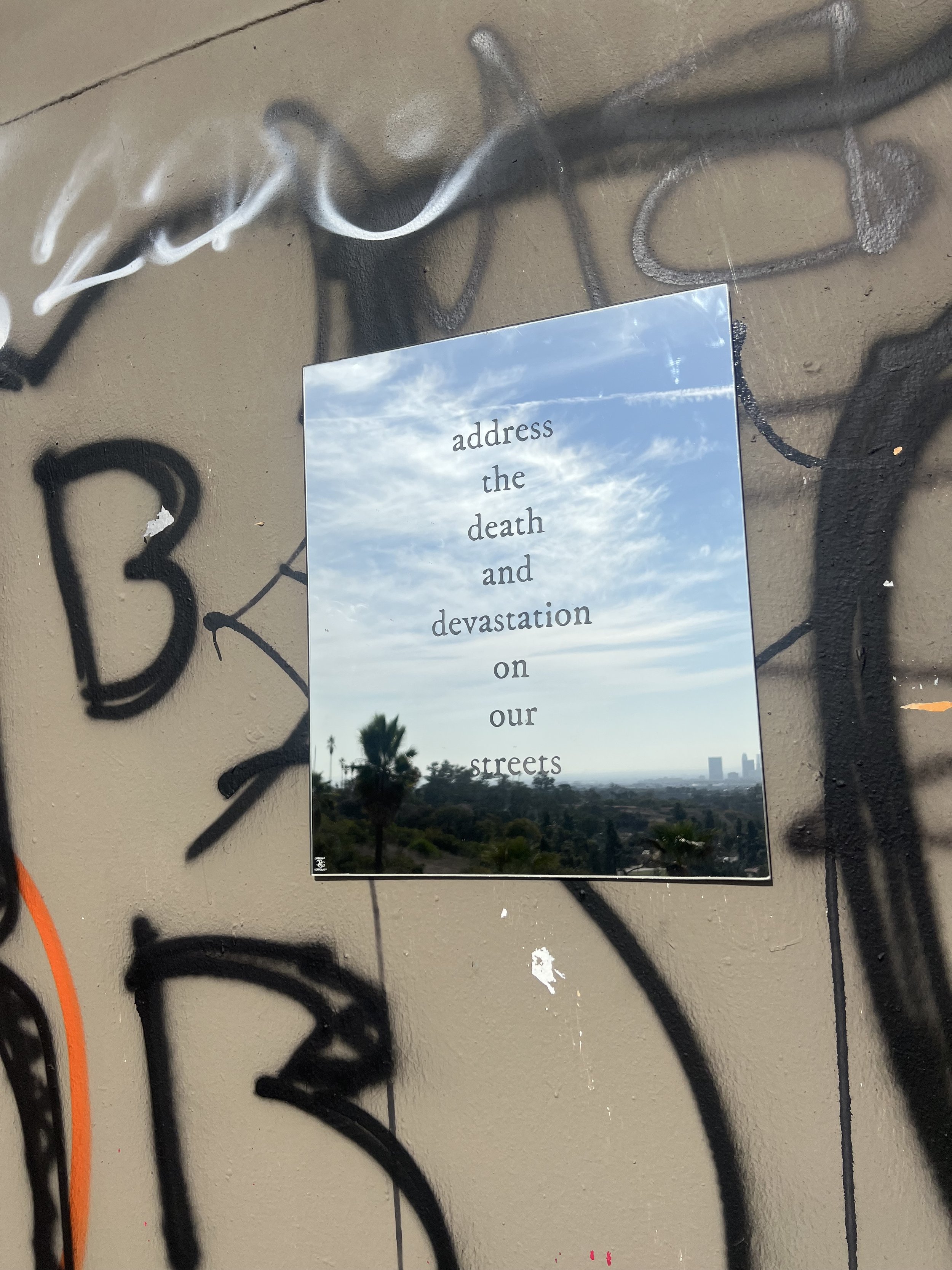 “address the death and devastation on our streets”, Elysian Park