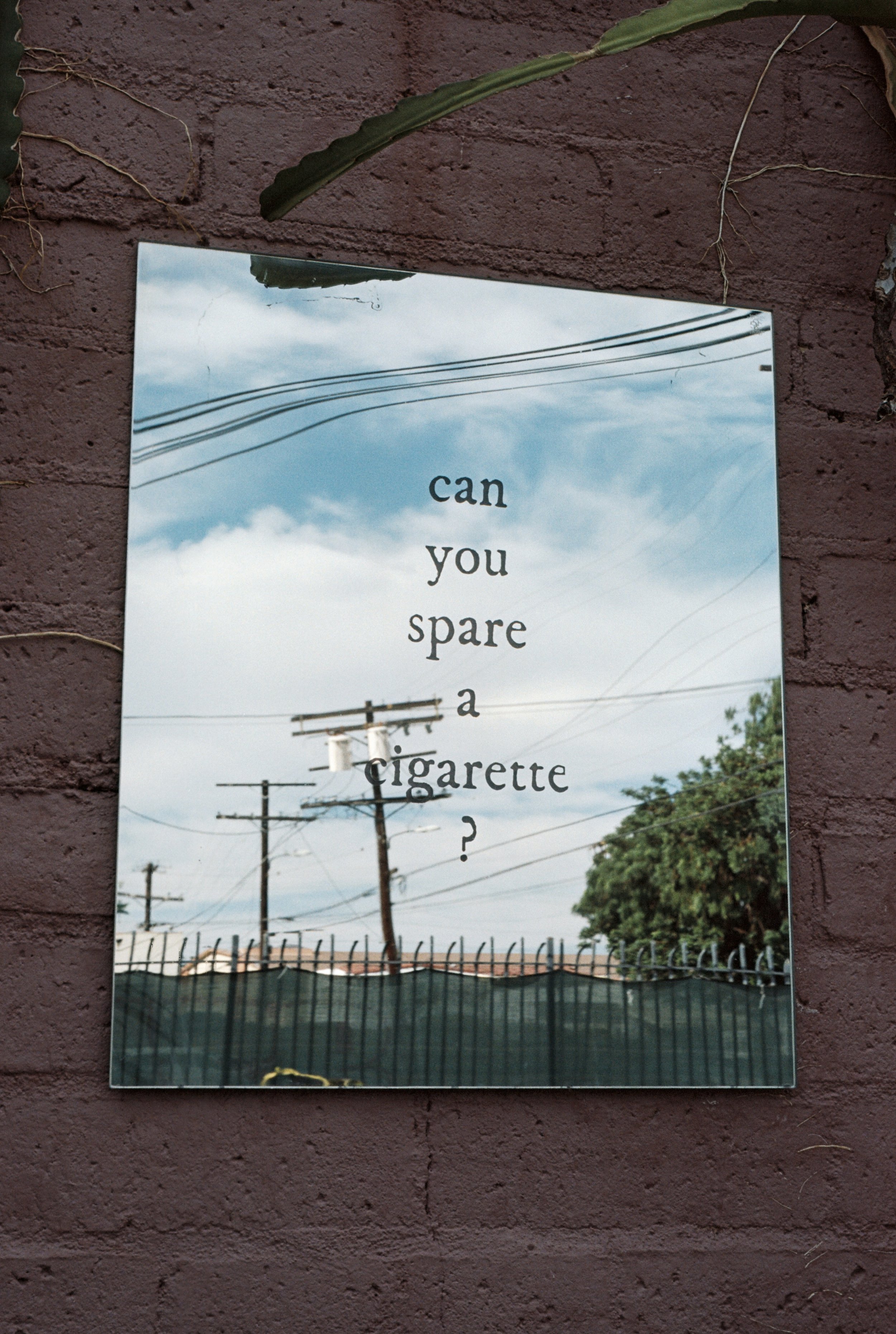 “can you spare a cigarette?”, Spy Projects Gallery