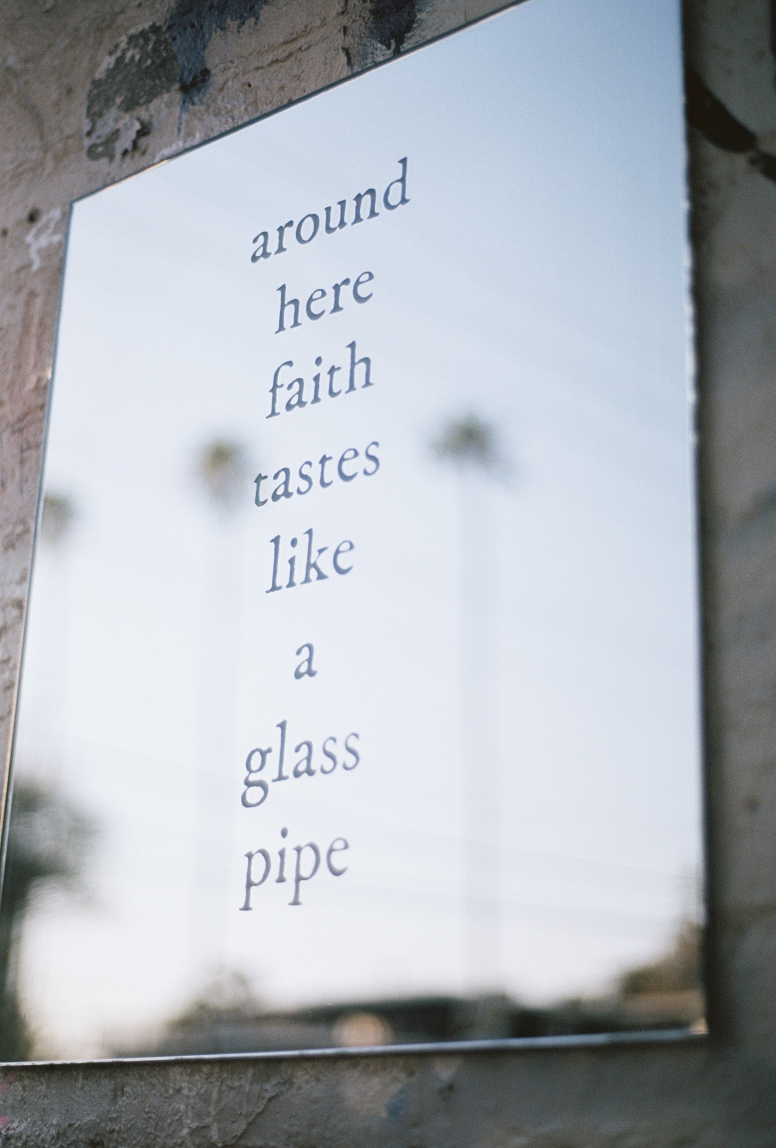 "around here tastes like a glass pipe", HillHurst Ave, Los Feliz