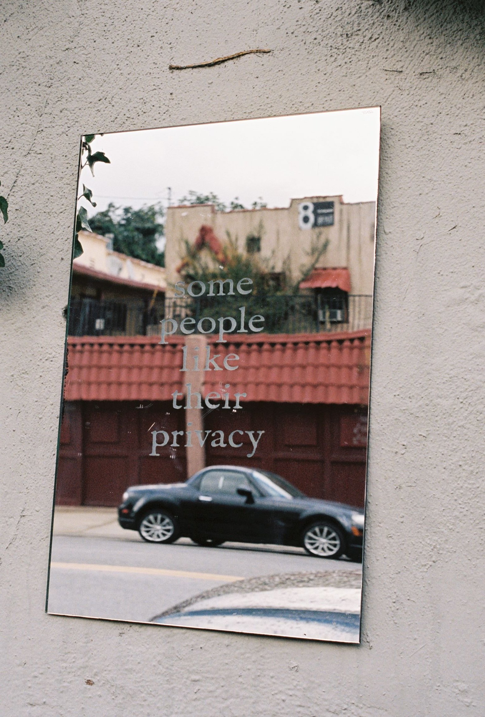 "some people like their privacy"  Hyperion Ave (Silverlake)