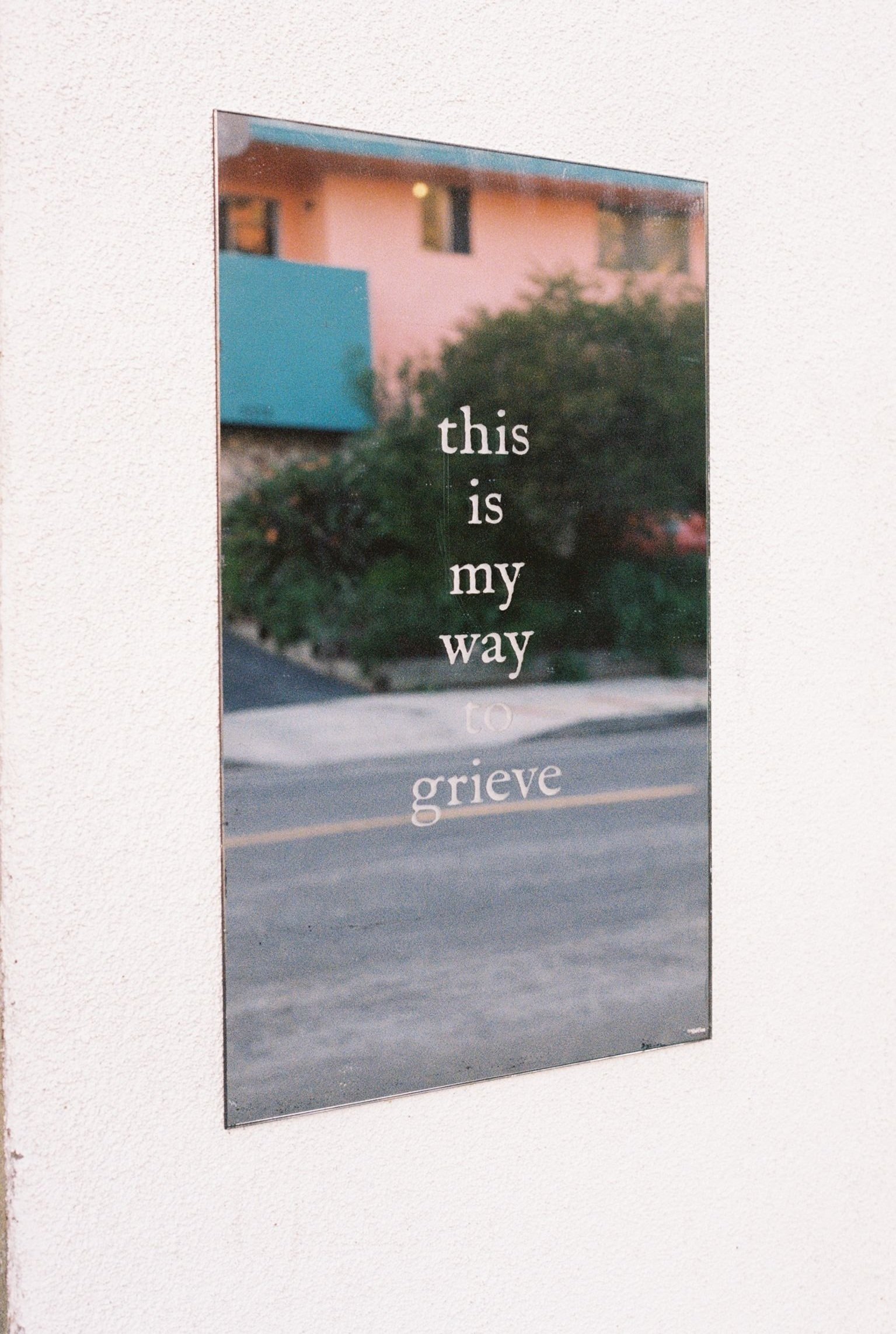 "this is my way to grieve", (Tracy St, Los Feliz)