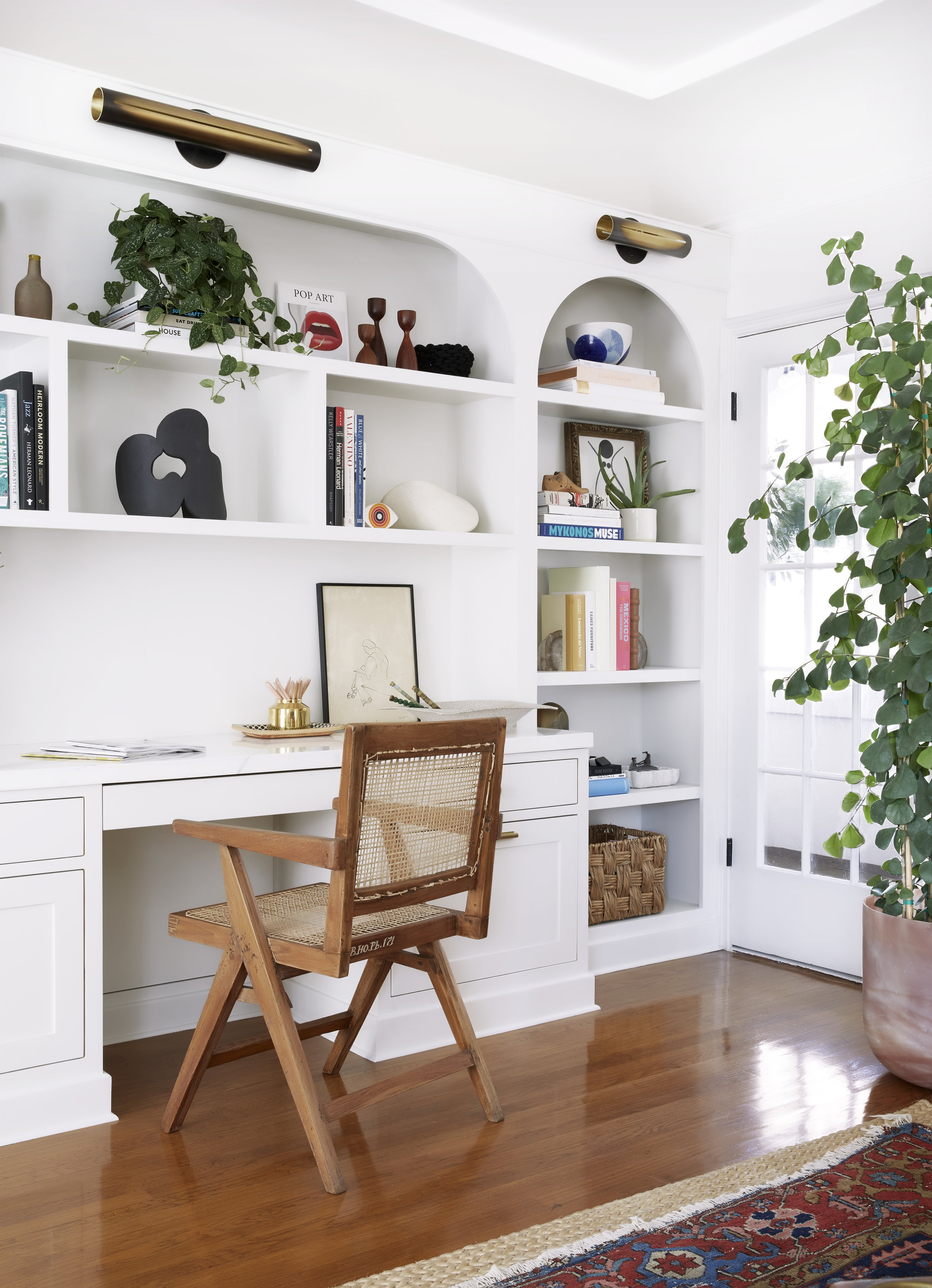 Custom Desk Bookcase Unit
