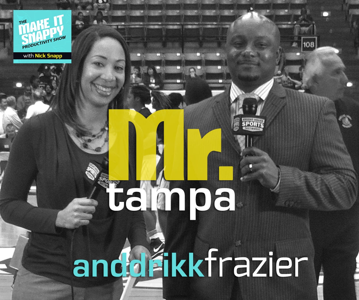 Anddrikk Frazier and Tiffany Greene on the Bright House Sports Network