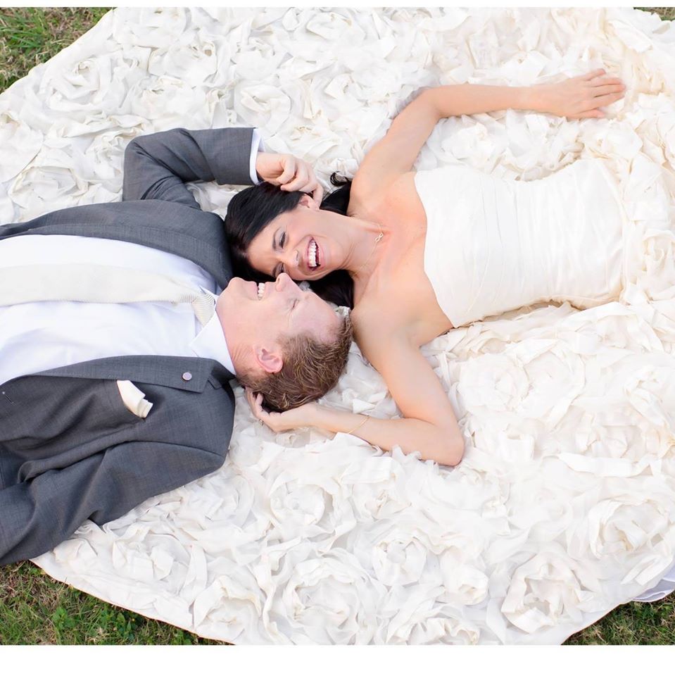 David and his wife, Stephanie on their special day.
