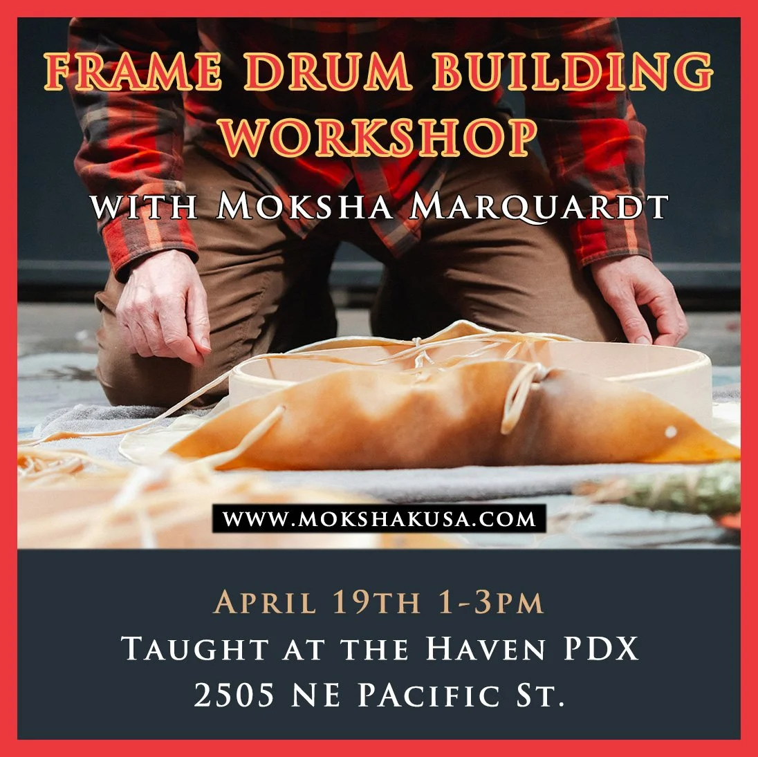 frame drum building workshop
