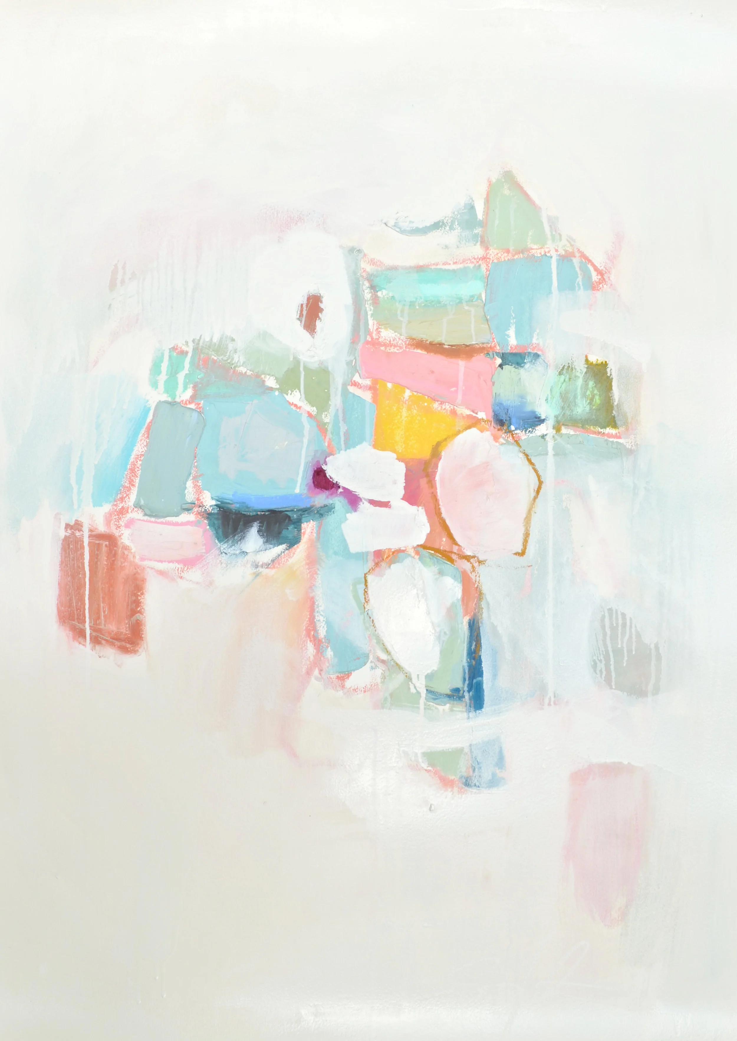 Inquisitive 42x30" oil on paper