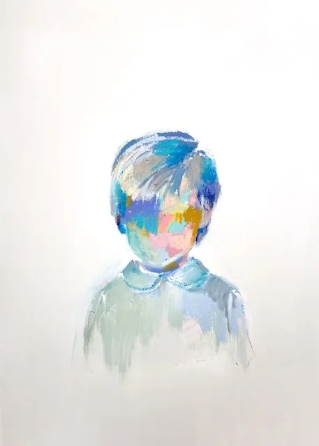 30x22 abstract portrait