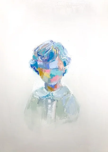 30x22 abstract portrait