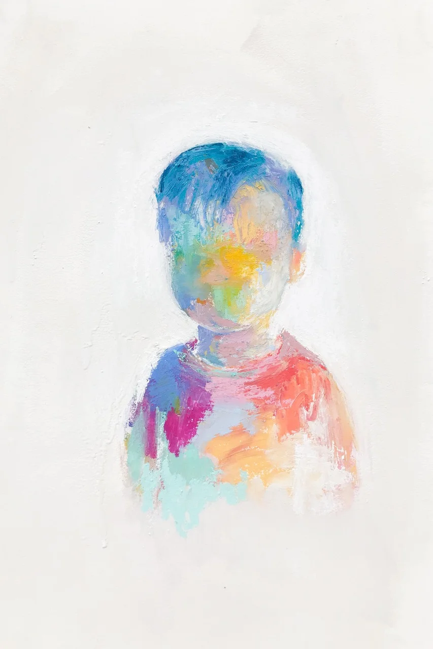 22x15 abstract portrait