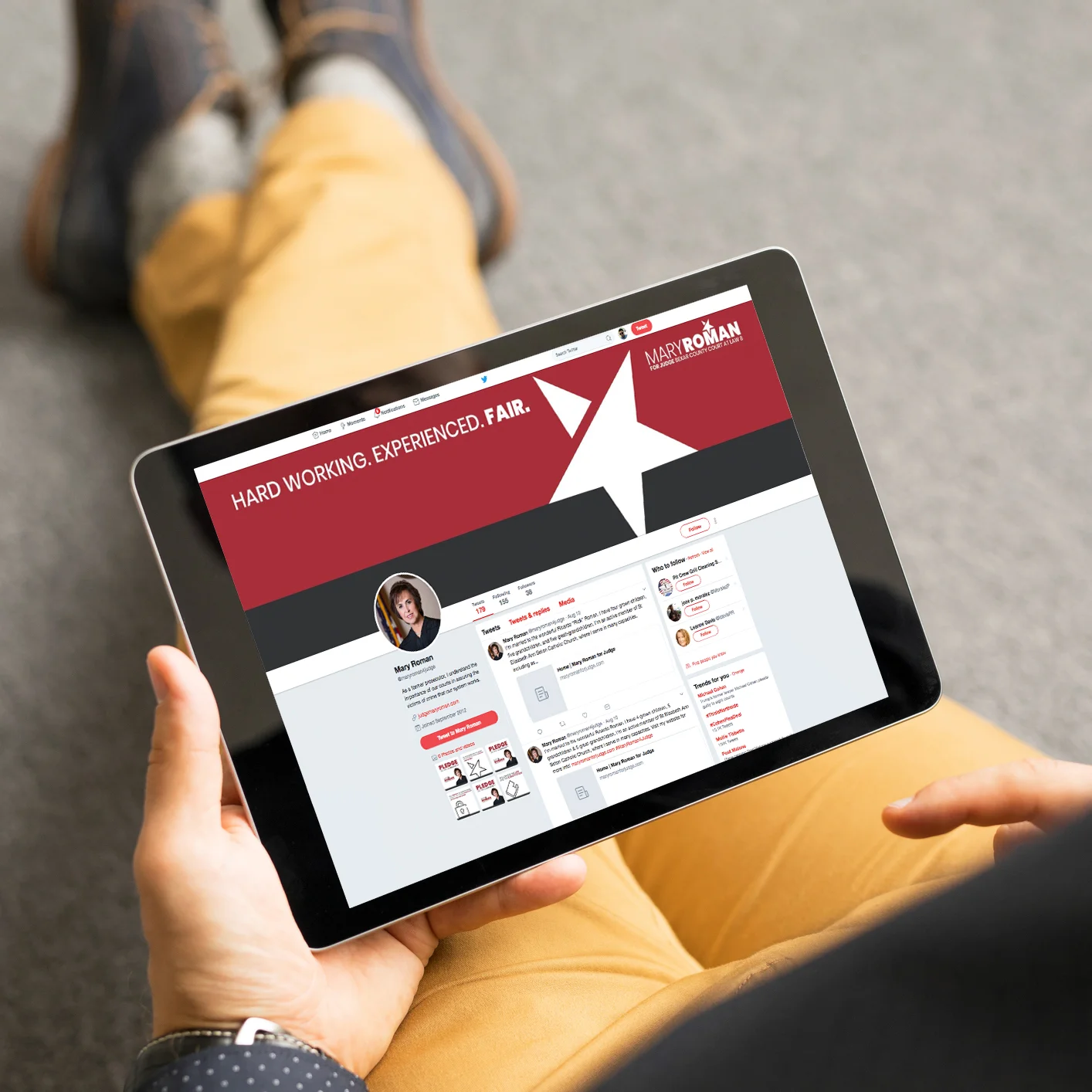 Mary Roman Social Media Branding