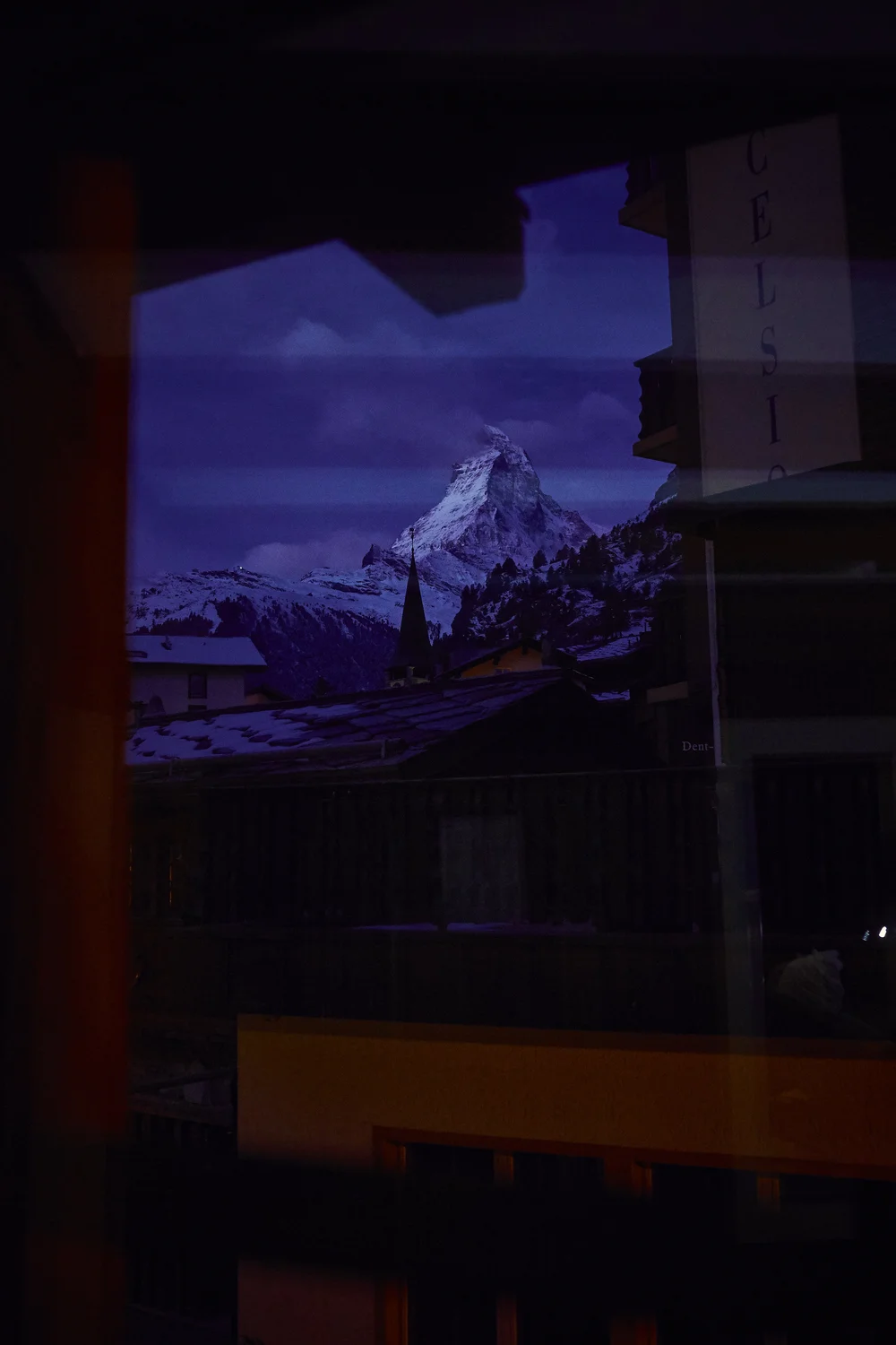 View of Matterhorn from our window