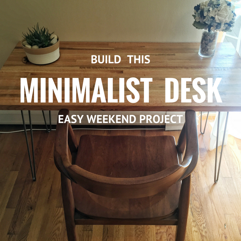 Make: Build an Easy, Minimalist Desk This Weekend
