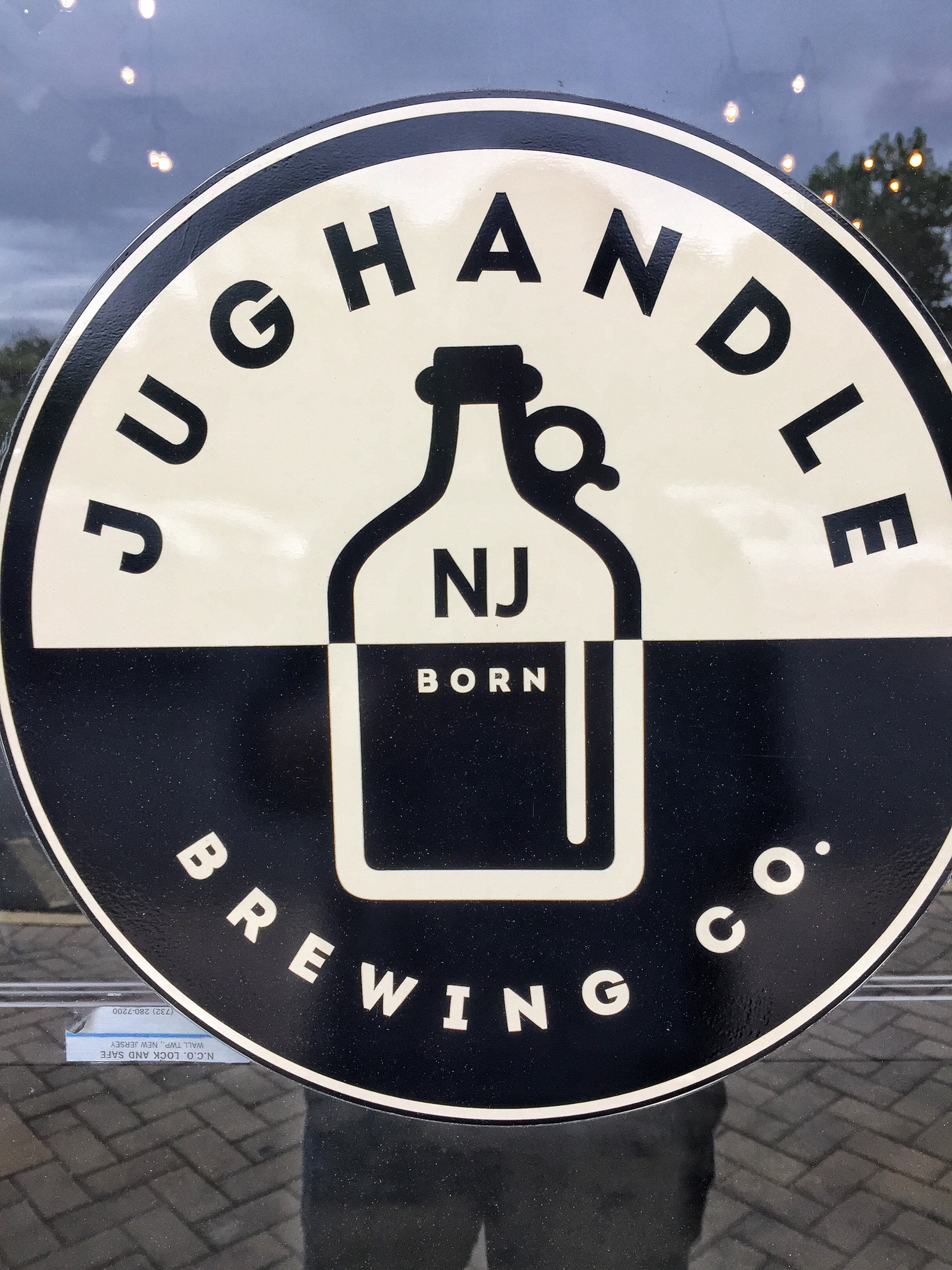 JUGHANDLE BREWING CO Tinton Falls New Jersey STICKER decal craft beer brewery 