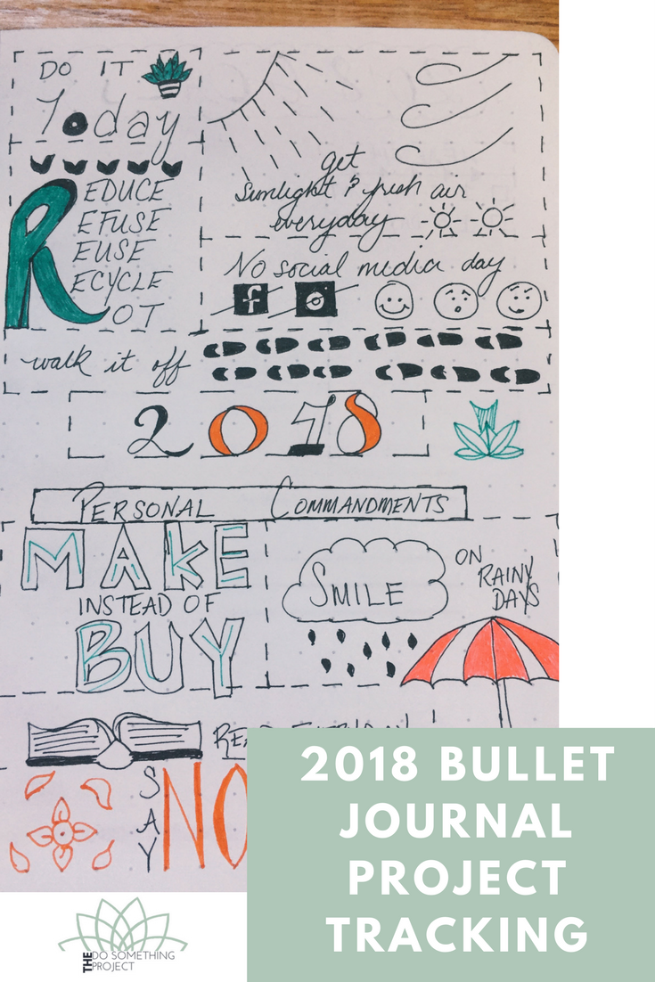 Bullet Journal Project Tracking