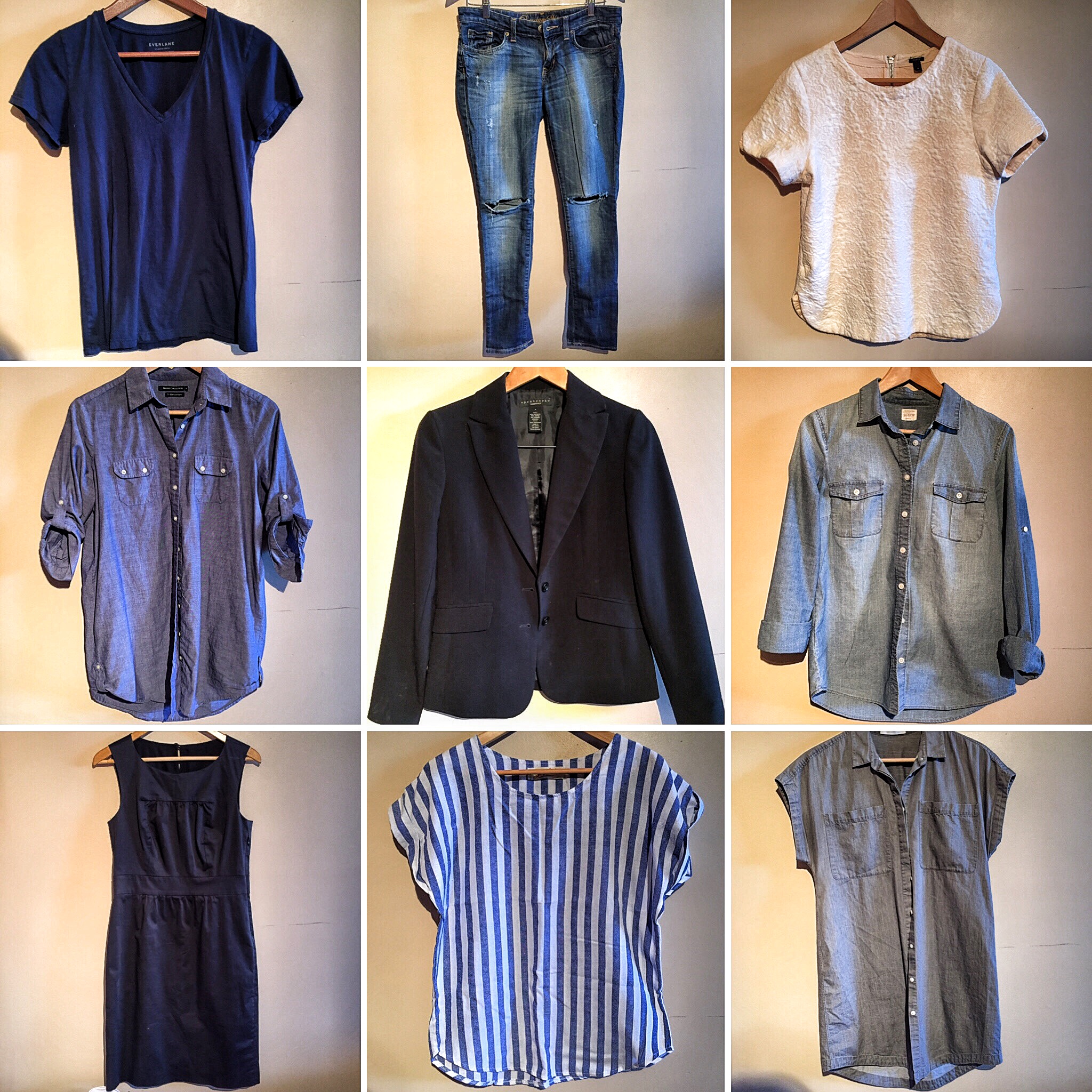 Here are some of my pieces from Project 333. Many of the items still fit so I am using them until I can no longer do so. Having a few classic pieces is key.