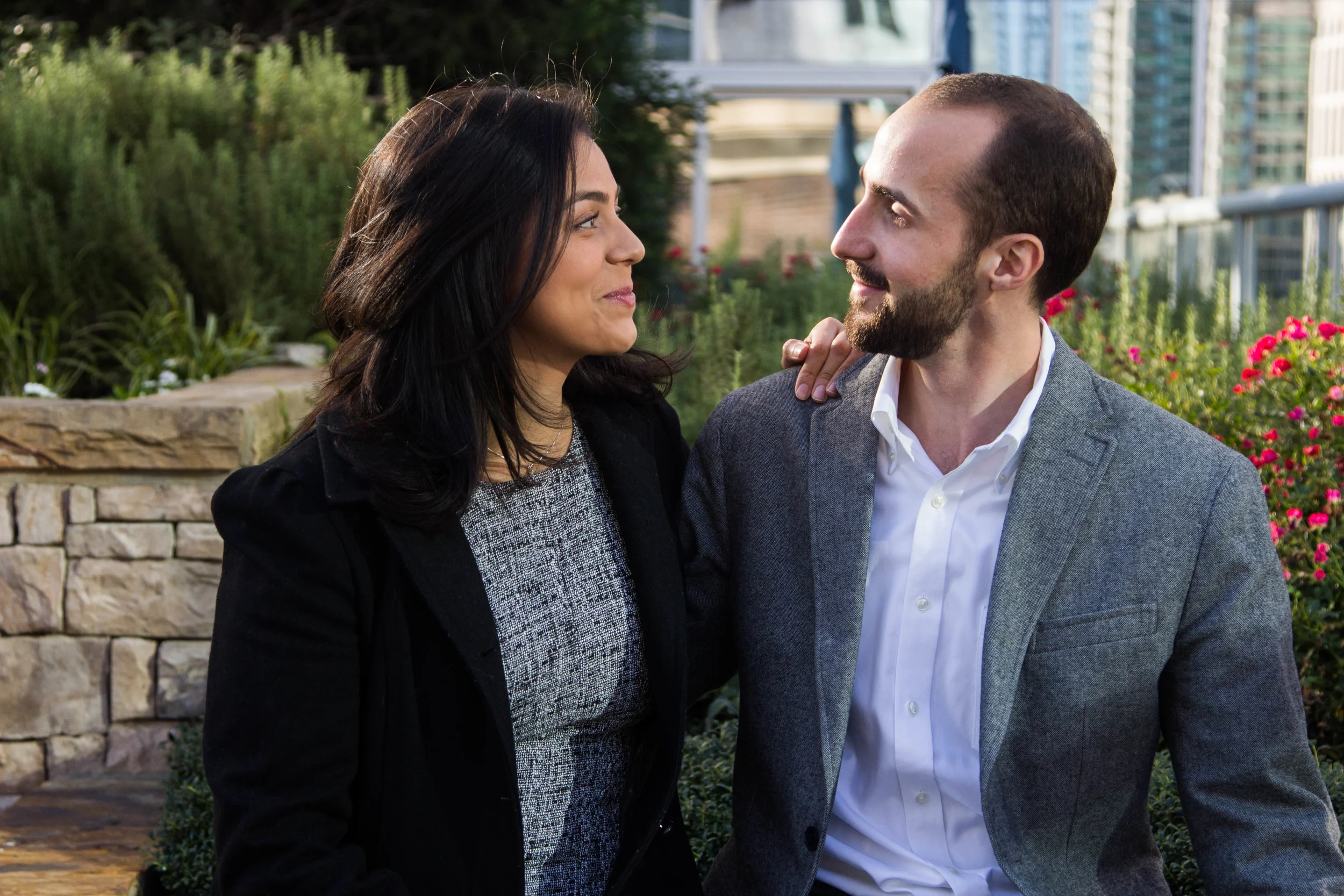 Leslie & Alex Engagement Session - Downtown Atlanta — Rainey Gregg ...
