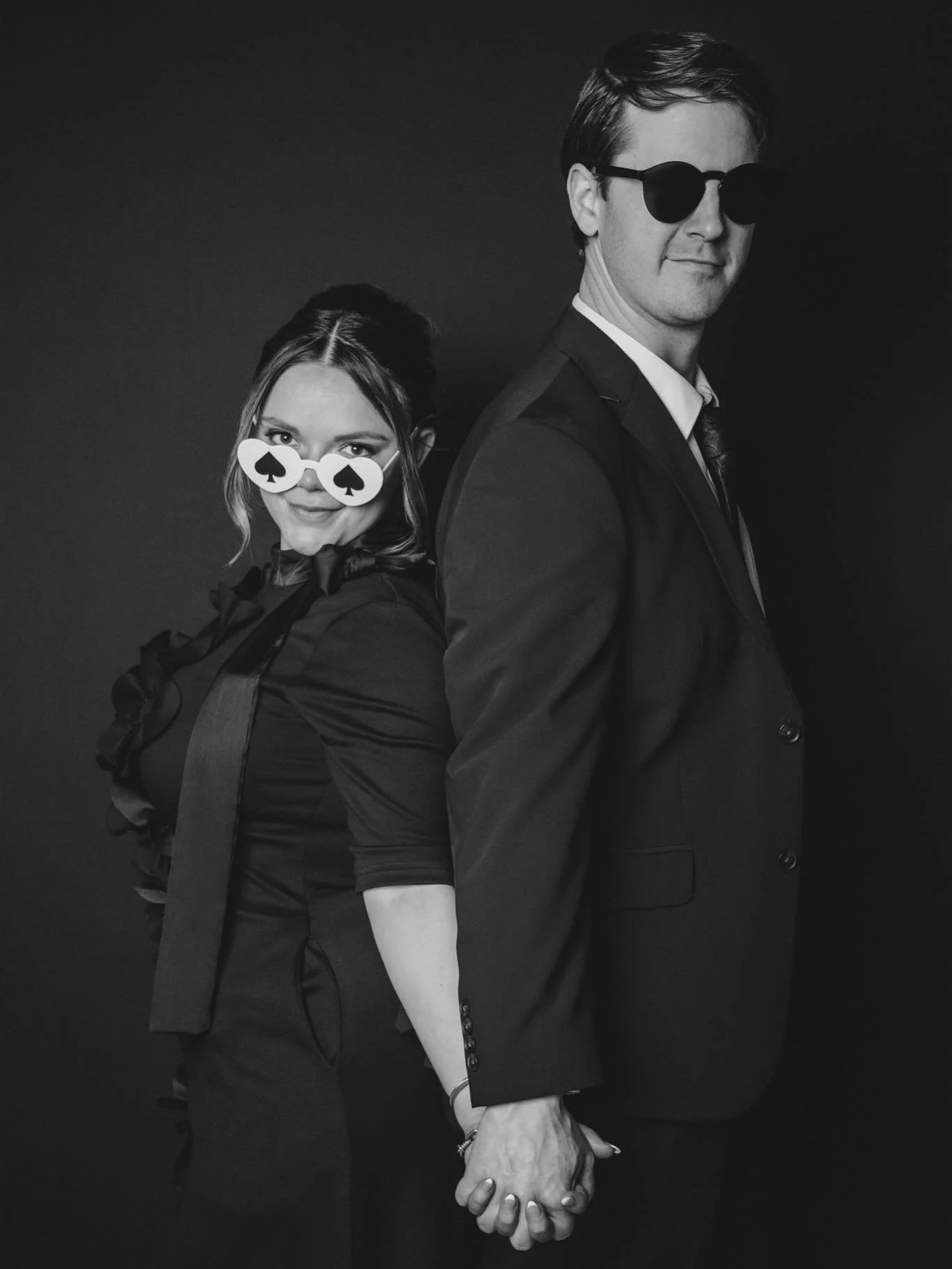 Main character energy. Bond movie vibes. Golden Isles wedding but make it Vegas.

Obsessed with couples who fully commit to the vibe in the portrait booth.

#weddingphotobooth #goldenislesweddings