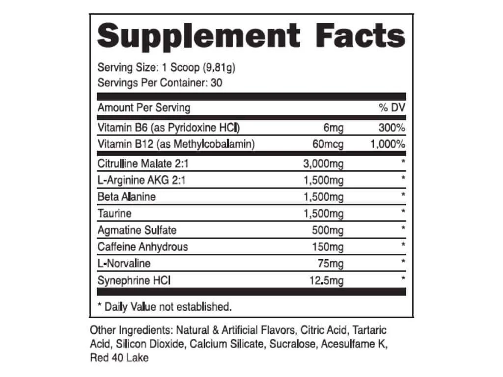 Deploy Pre Workout Blue Line Beasts