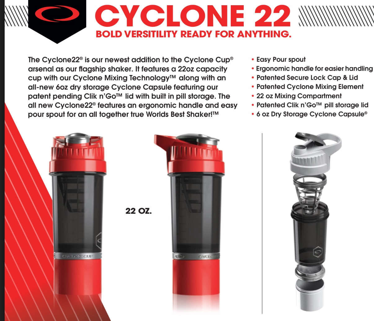 Cyclone shaker cup — Blue Line Beasts