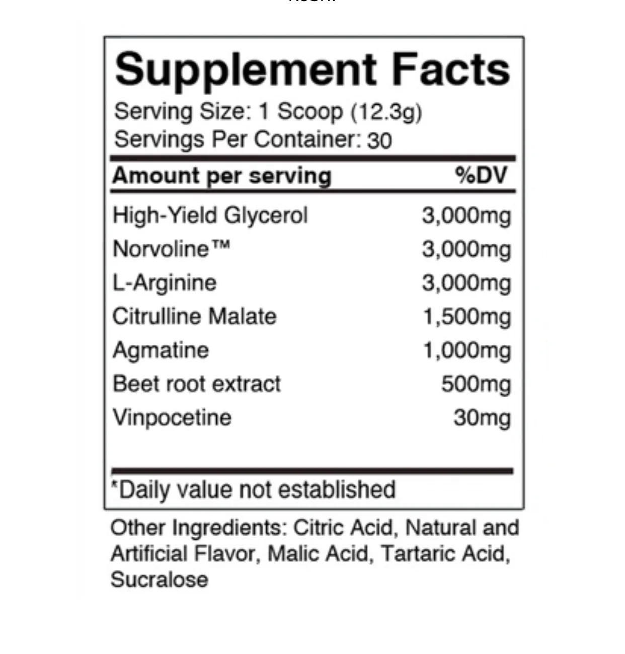 Blood Rush Non Stimulant Pre Workout Tropical Punch Subscription Blue Line Beasts