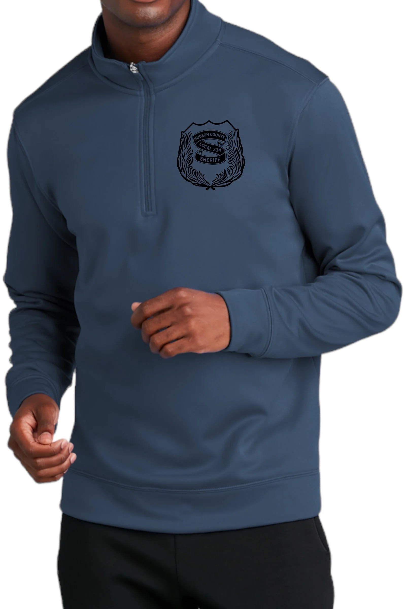 Performance Fleece 1_4 Zip, Navy  (PC590Q).JPG