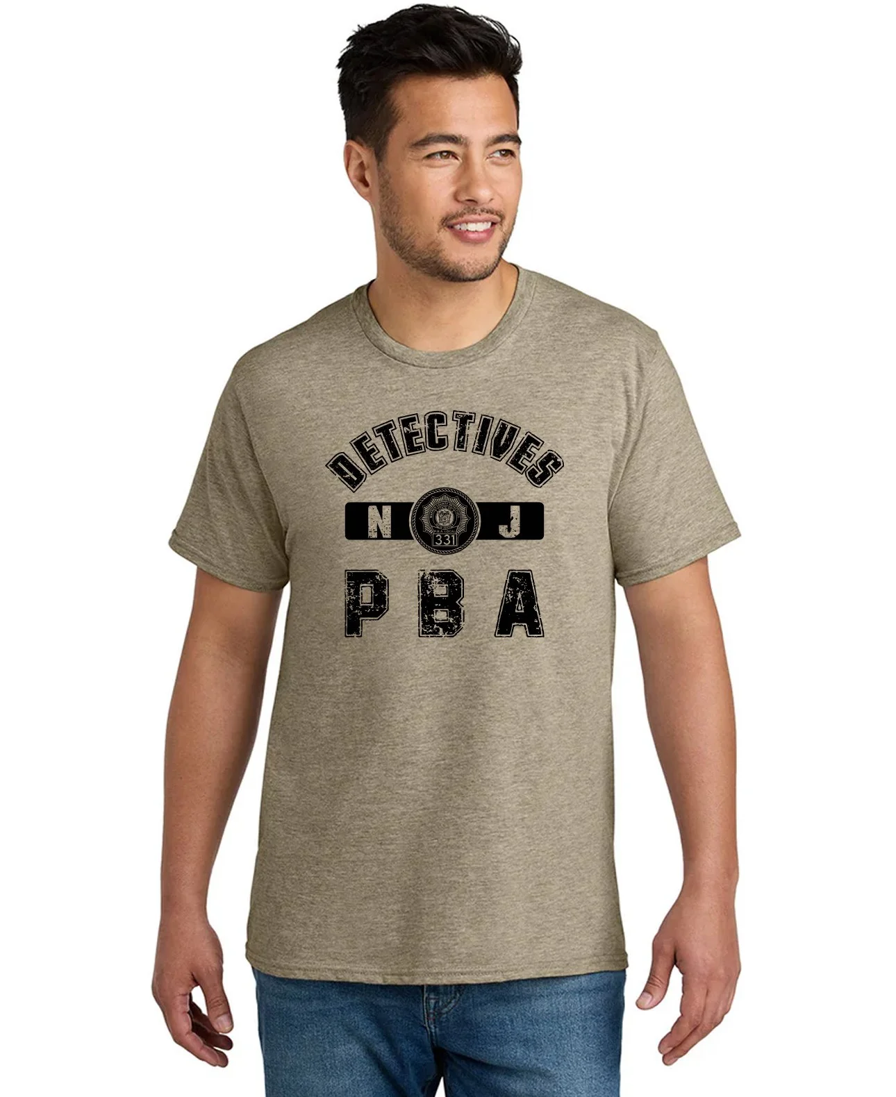 PBA 331 Tan tee (Detectives Front)