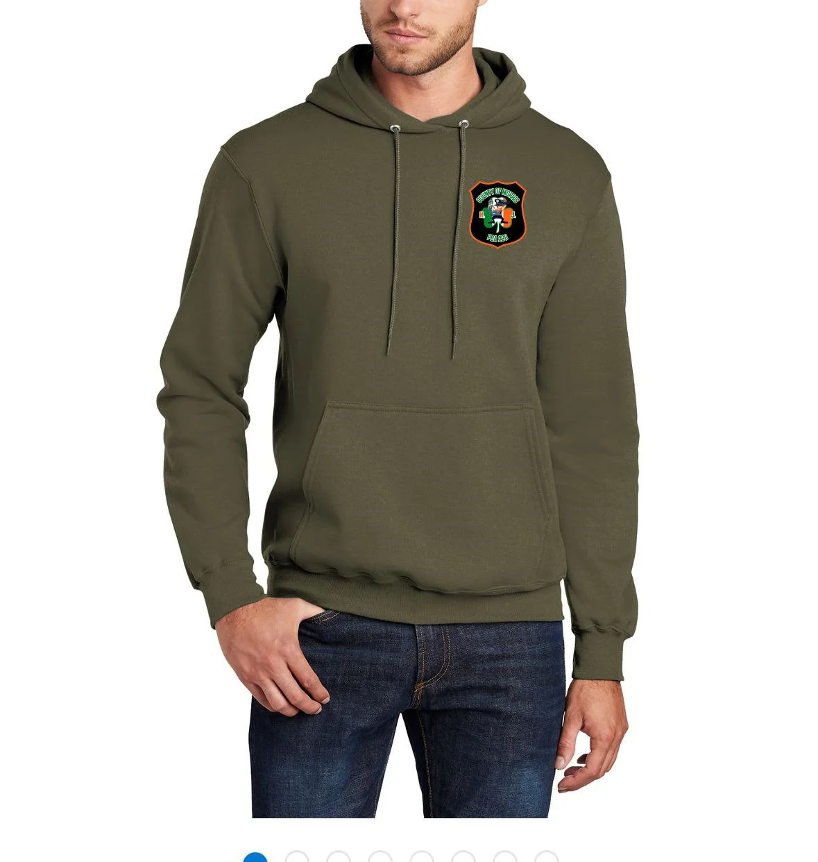 MORRIS PBA #298 Irish hoodie green