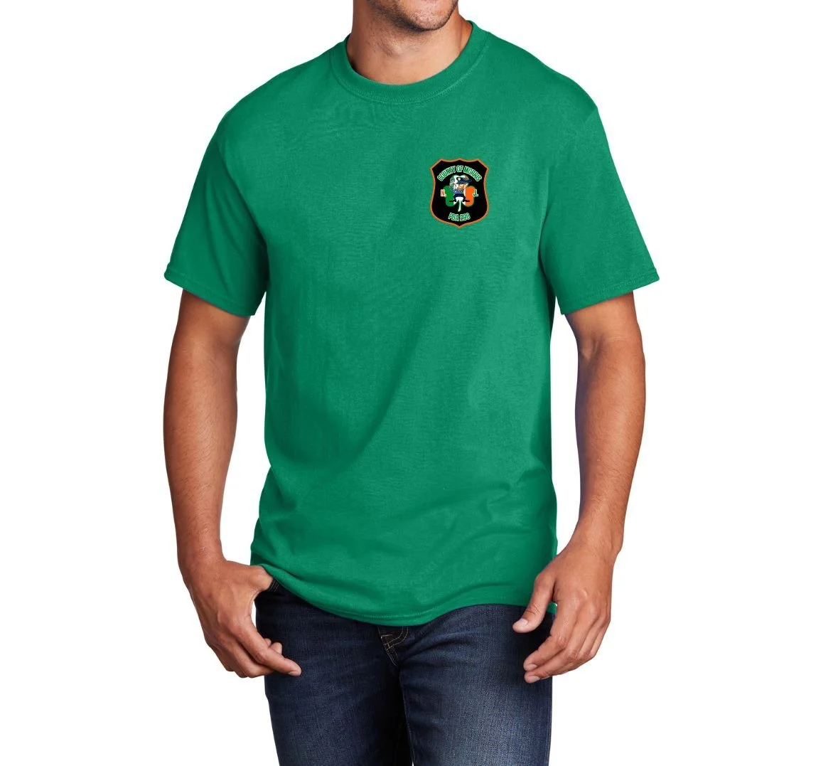 MORRIS PBA #298 Irish tee clover green