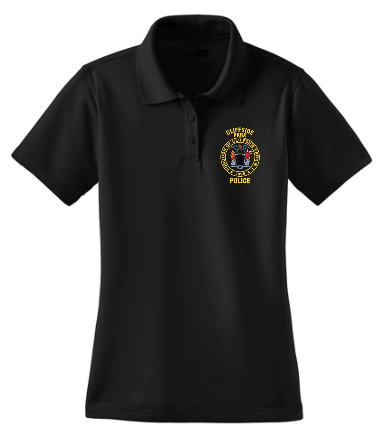 Cliffside Park PBA POLO embroidered - BLACK (tactical polo)