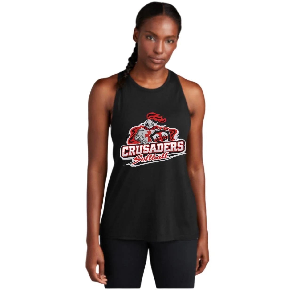 Crusaders Softball : Women's Tank (LIGHT GREY) LST402