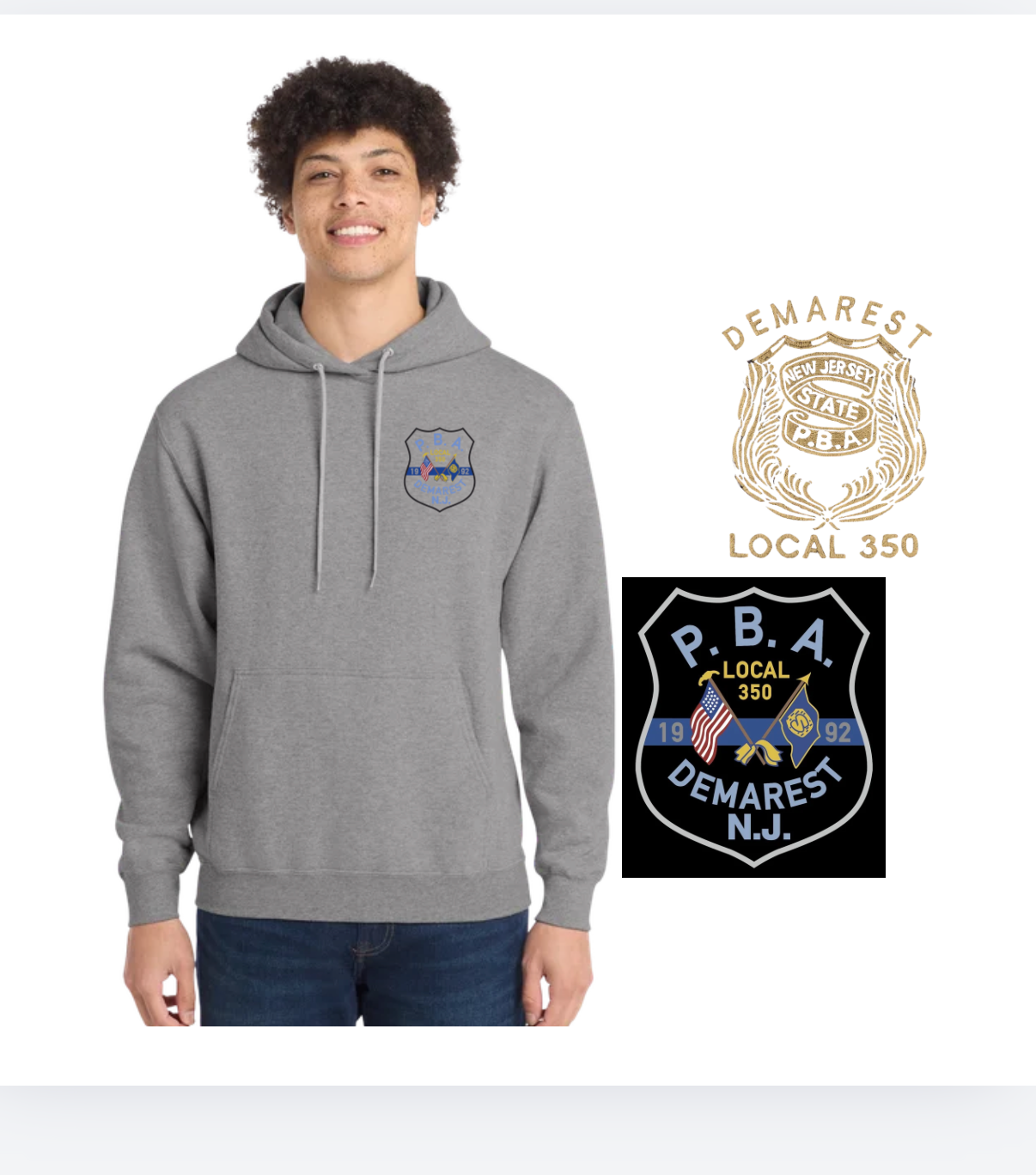 DEMAREST PBA NEXT LEVEL (9307) HOODIE GREY