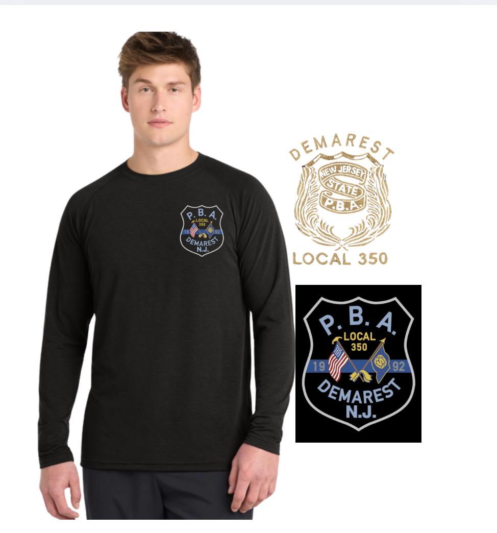 DEMAREST PBA long sleeve black/grey