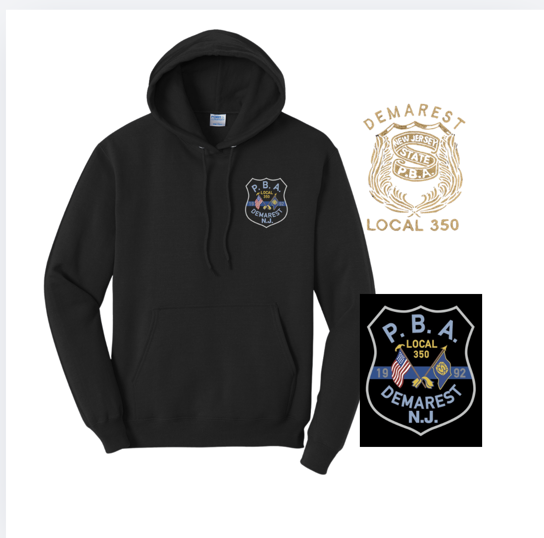 DEMAREST PBA hoodie black/navy