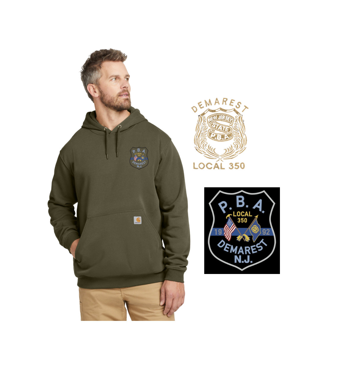 DEMAREST PBA Carhartt EMBROIDERED GREEN