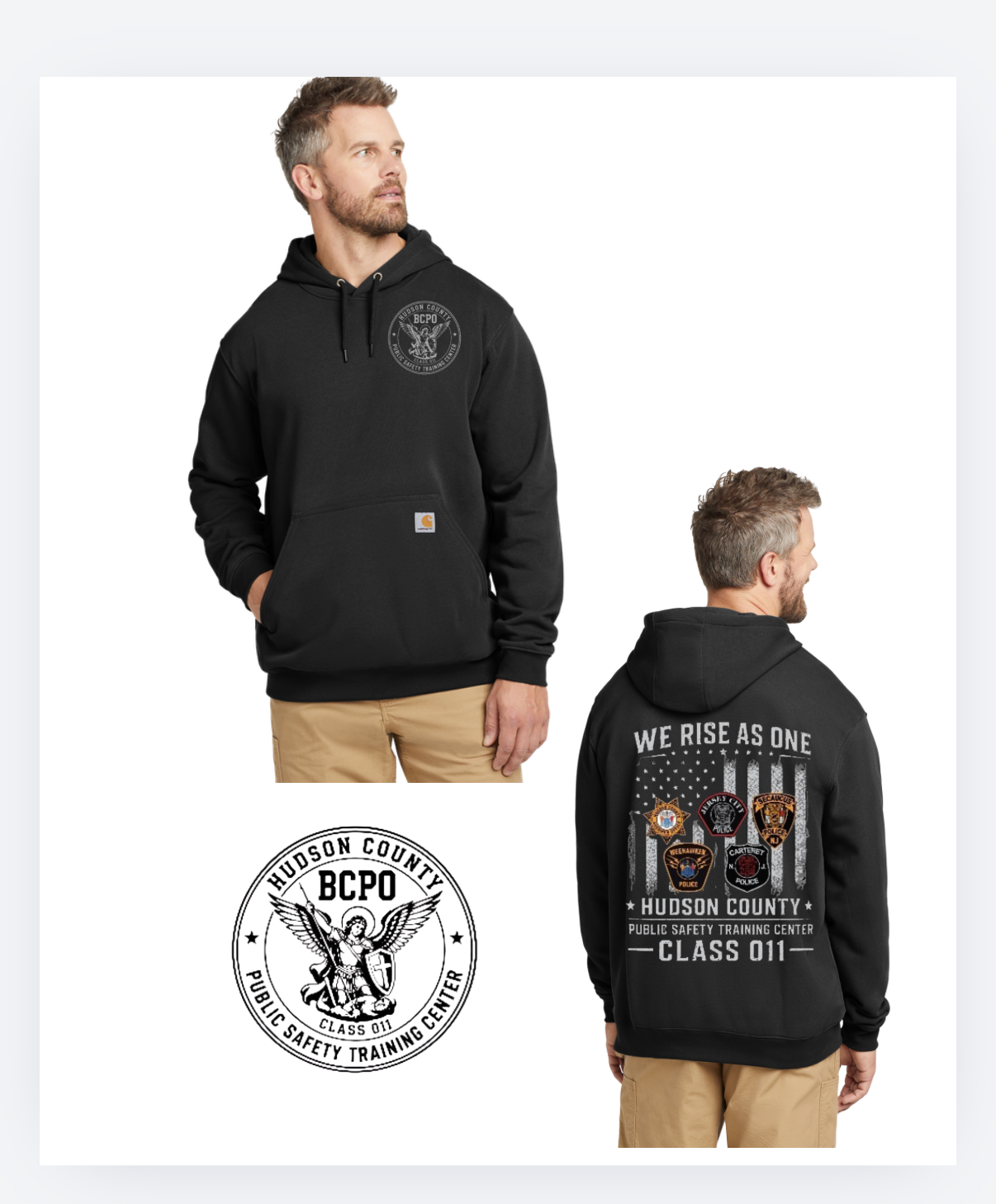 HCPSTC - CARTHARTT HOODIE BLACK