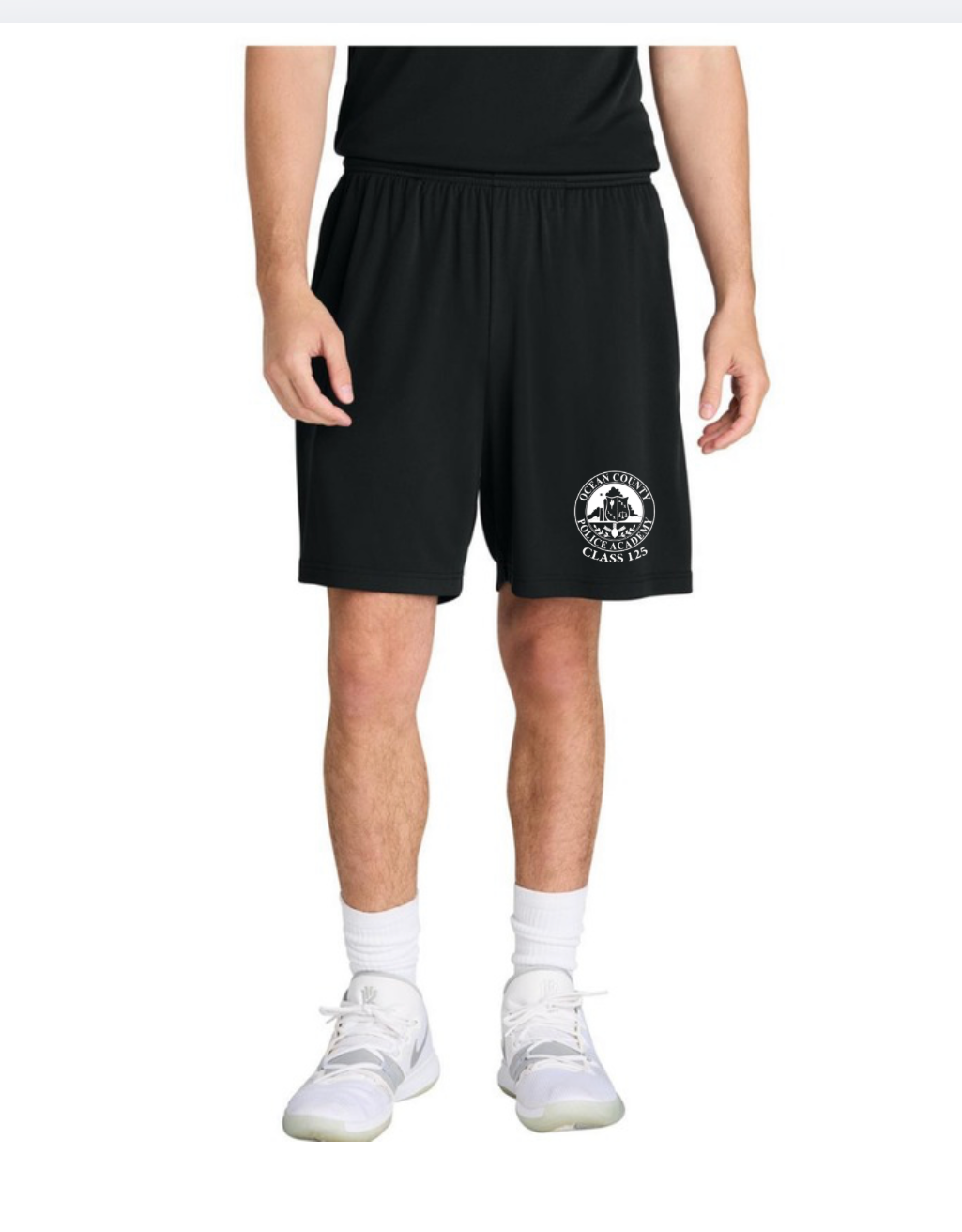 Ocean county academy shorts black