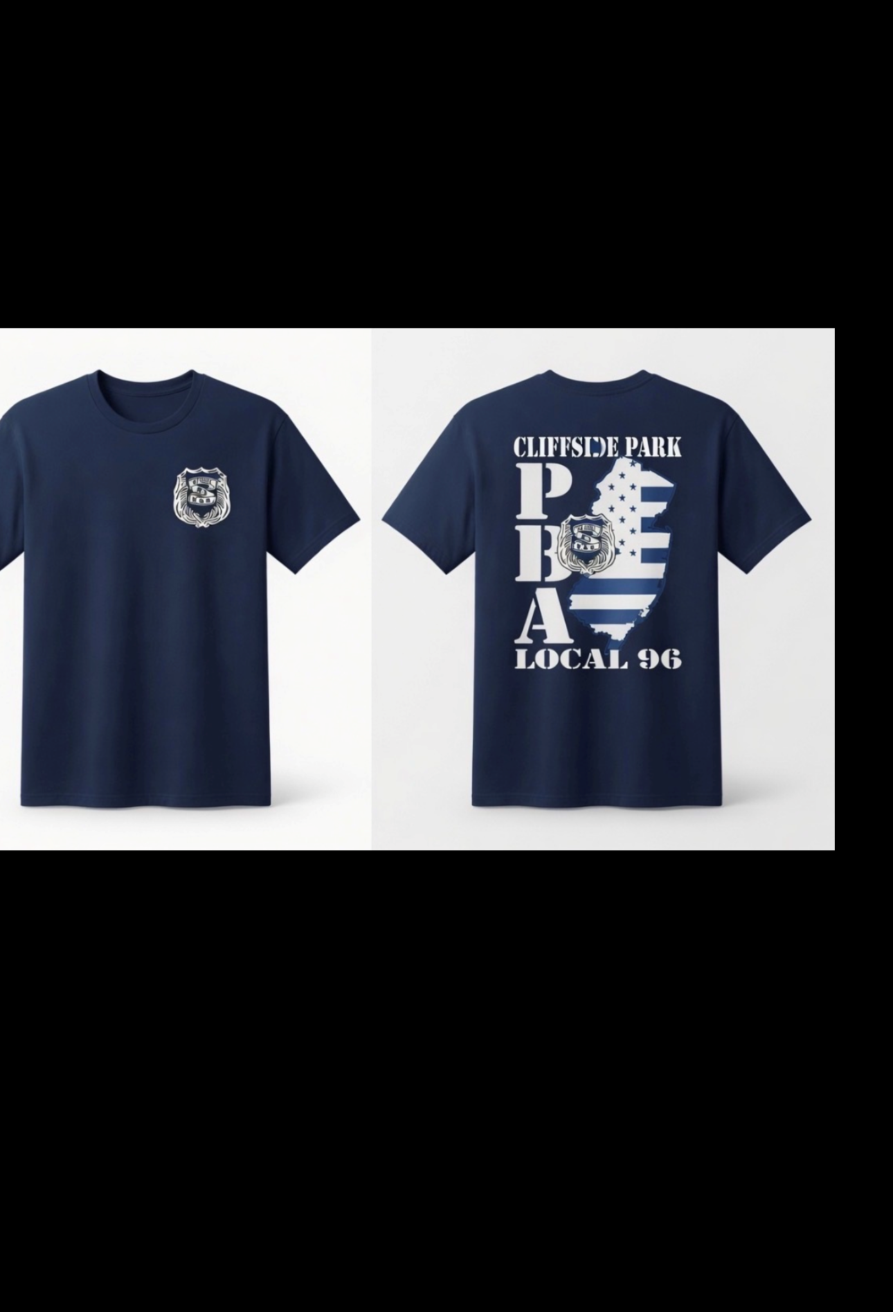CLIFFSIDE PARK PBA STATE BACK NAVY