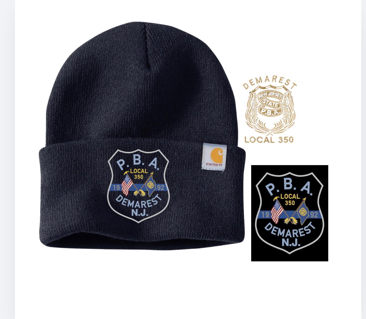 DEMAREST PBA Carhartt beanie EMBROIDERED