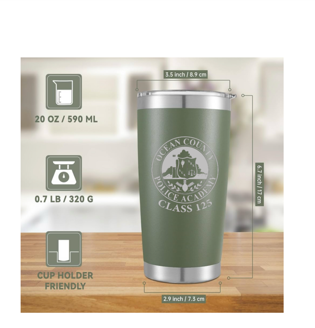 OCEAN ACADEMY tumbler military green
