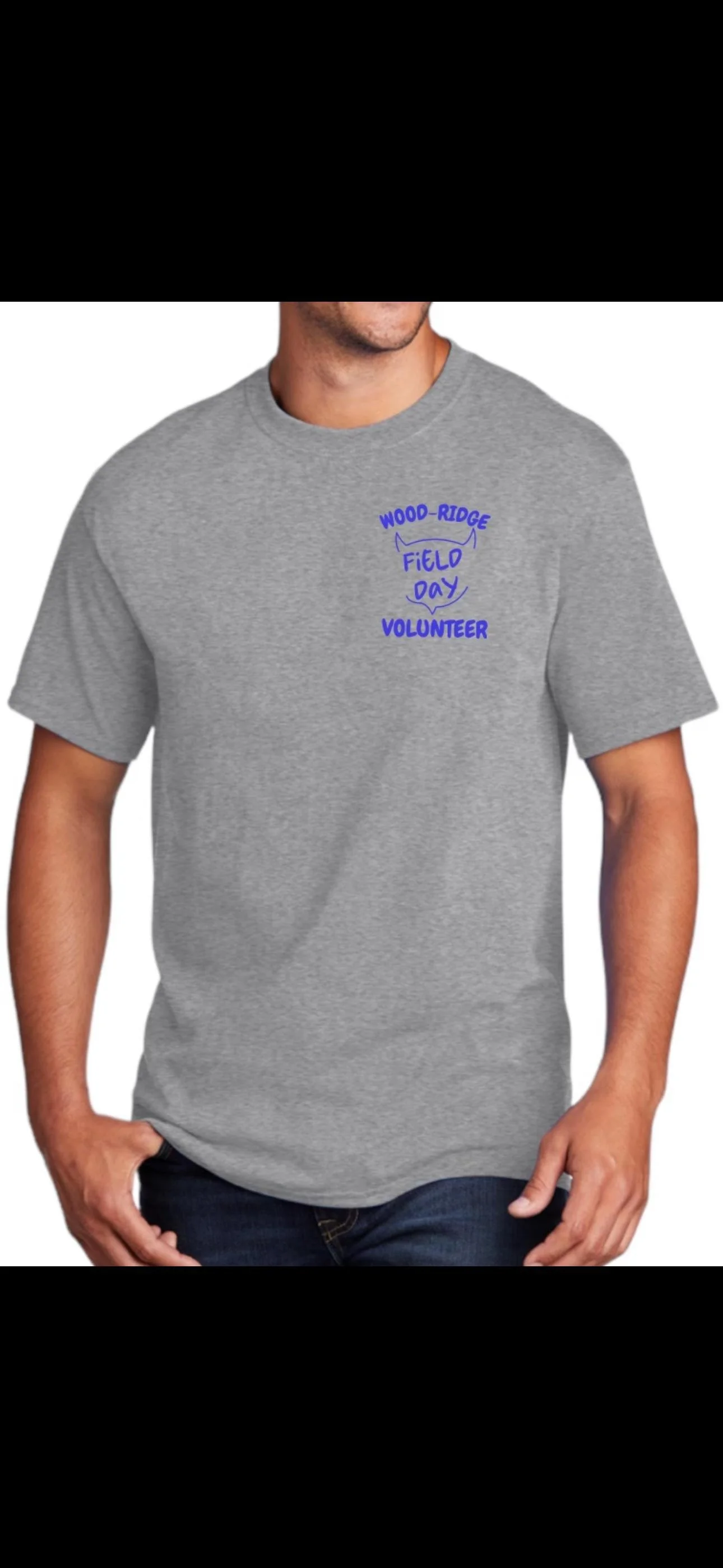 WR FIELD DAY : Volunteer T-Shirt - Gray