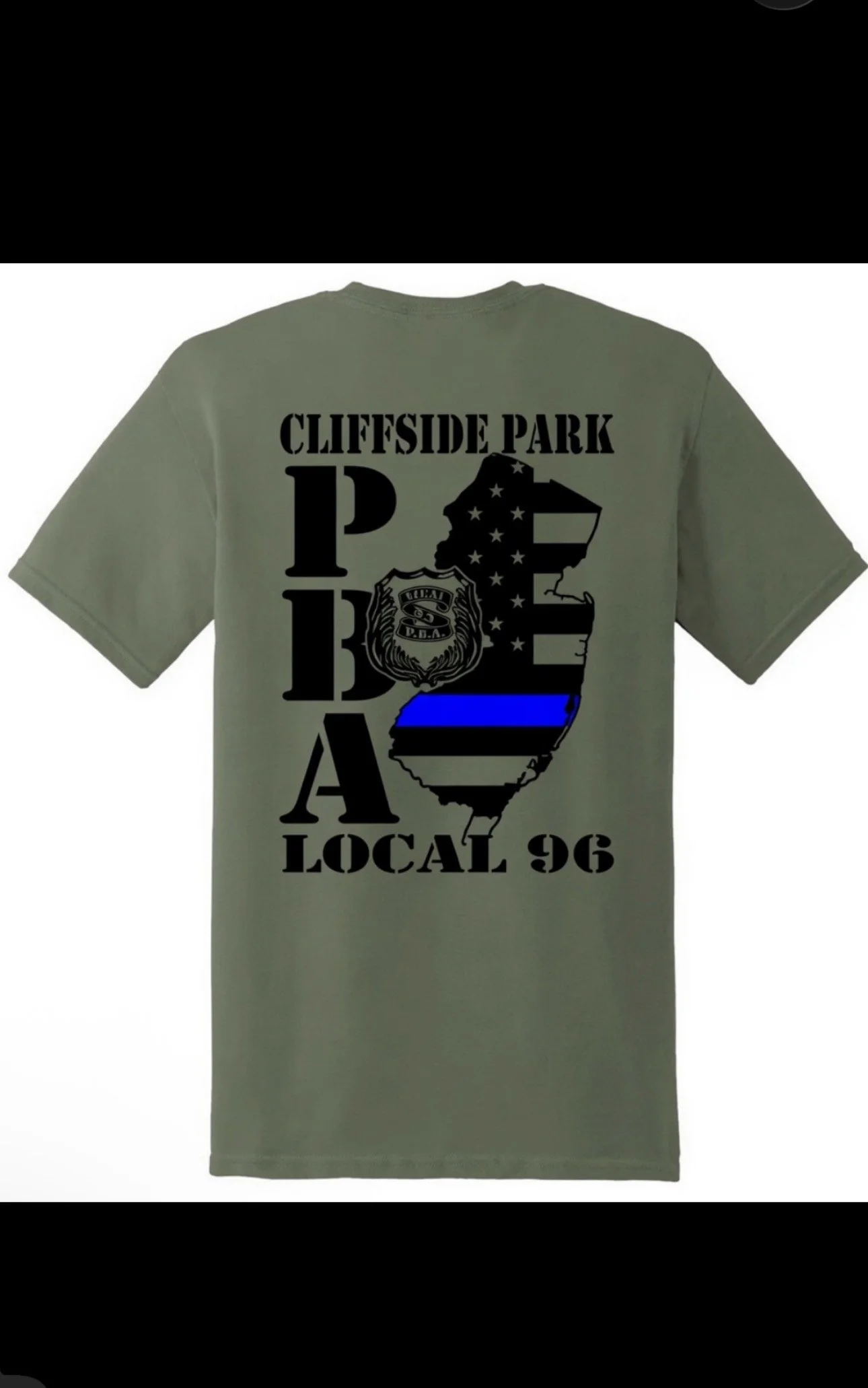 CLIFFSIDE PARK PBA STATE BACK GREEN