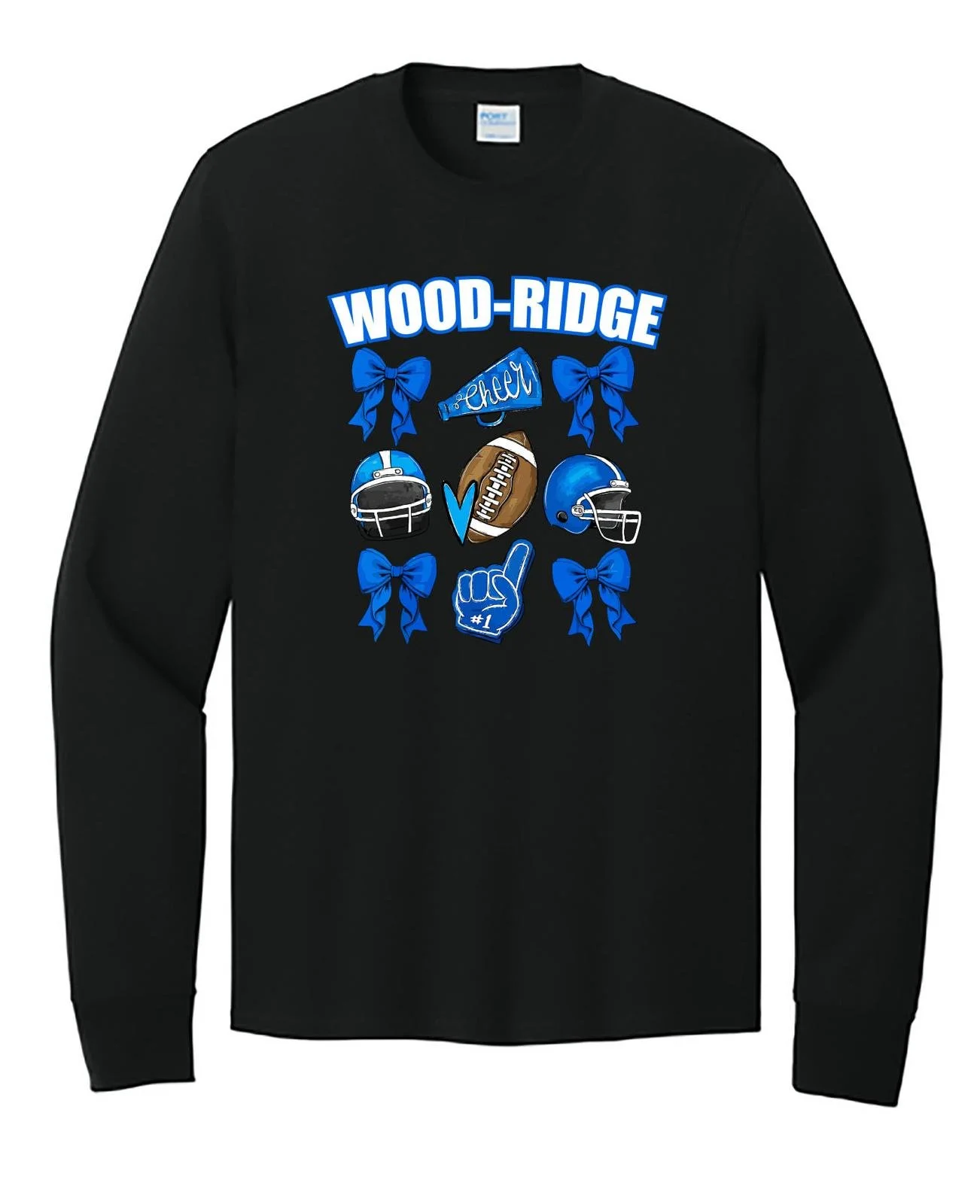 BLUE DEVILS - Wood Ridge Crew neck (bk)