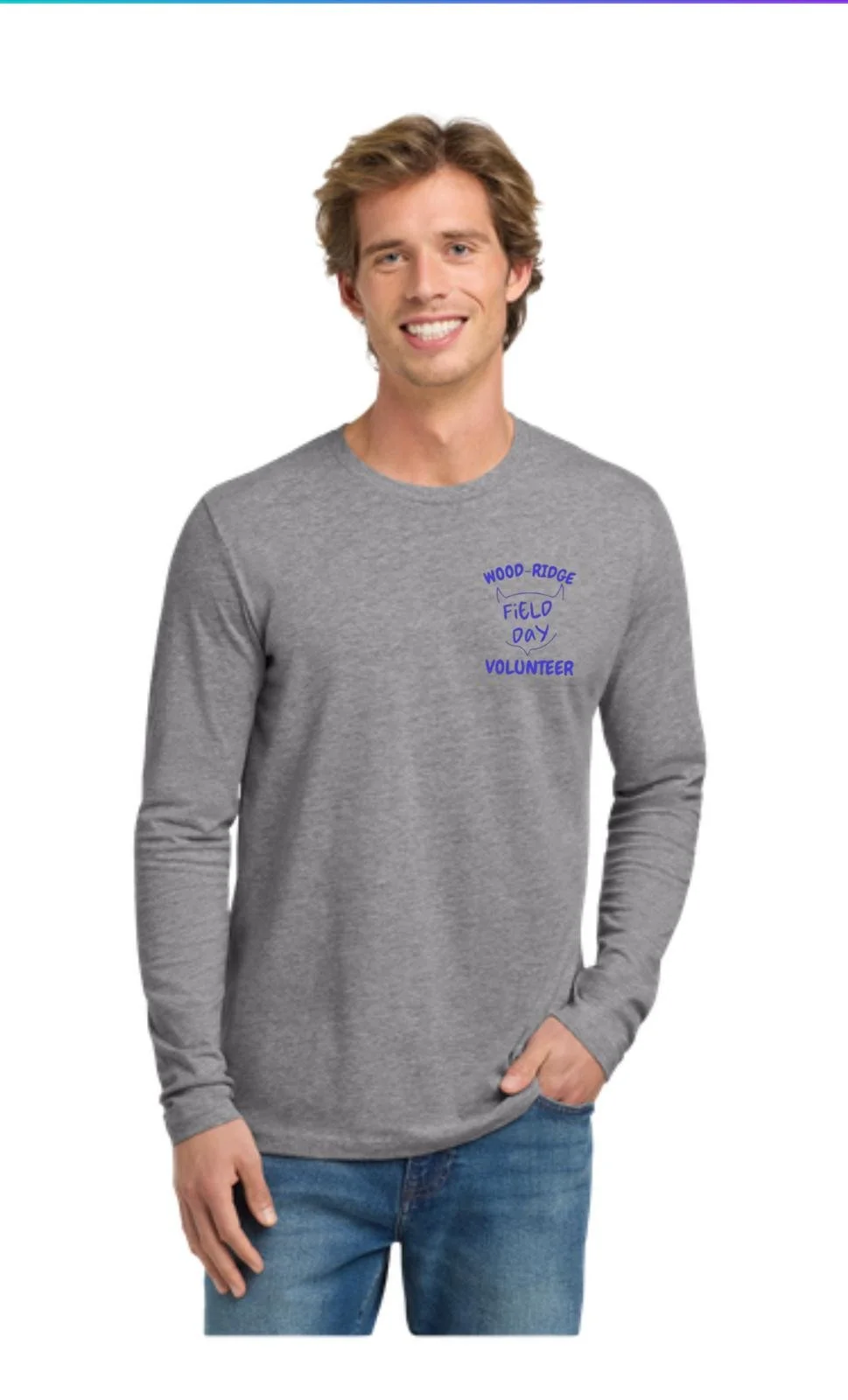 WR FIELD DAY : Volunteer Long Sleeve - Gray
