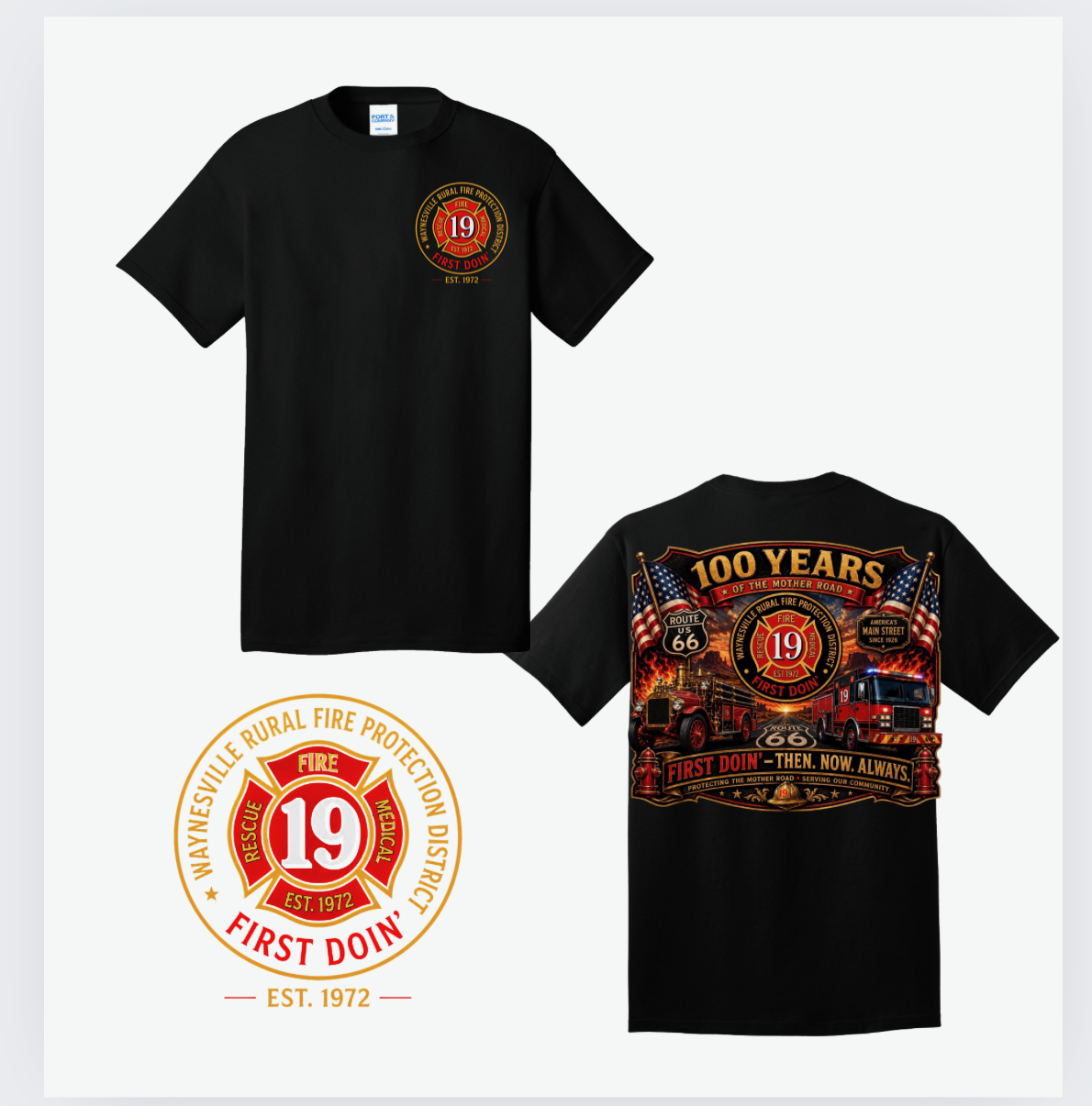FD BLACK TEE