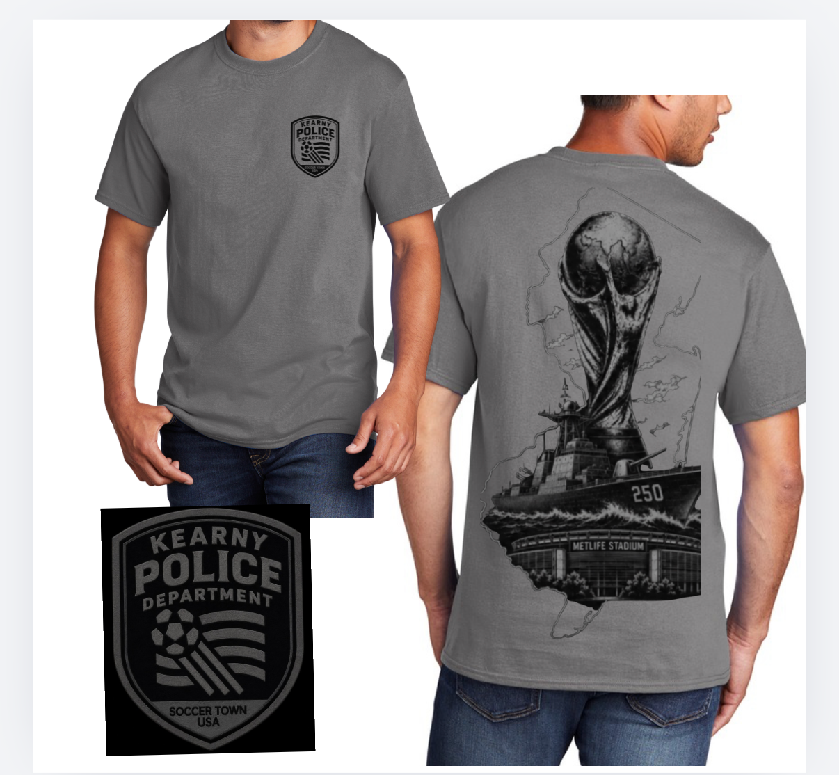 KEARNY FIFA STADIUM TEE GREY next level
